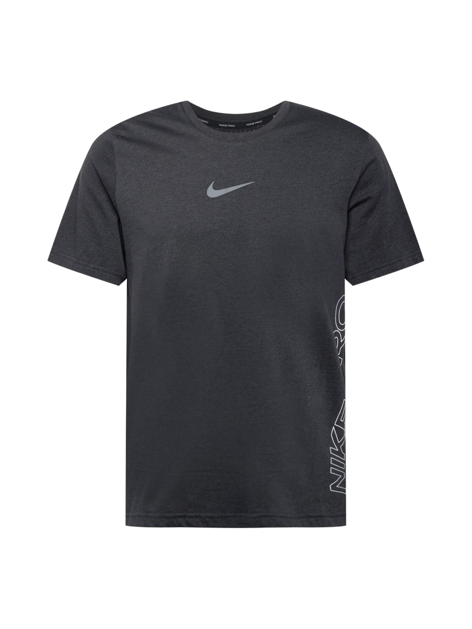 NIKE Tricou funcțional 'BURNOUT' negru amestecat / alb - Pled.ro