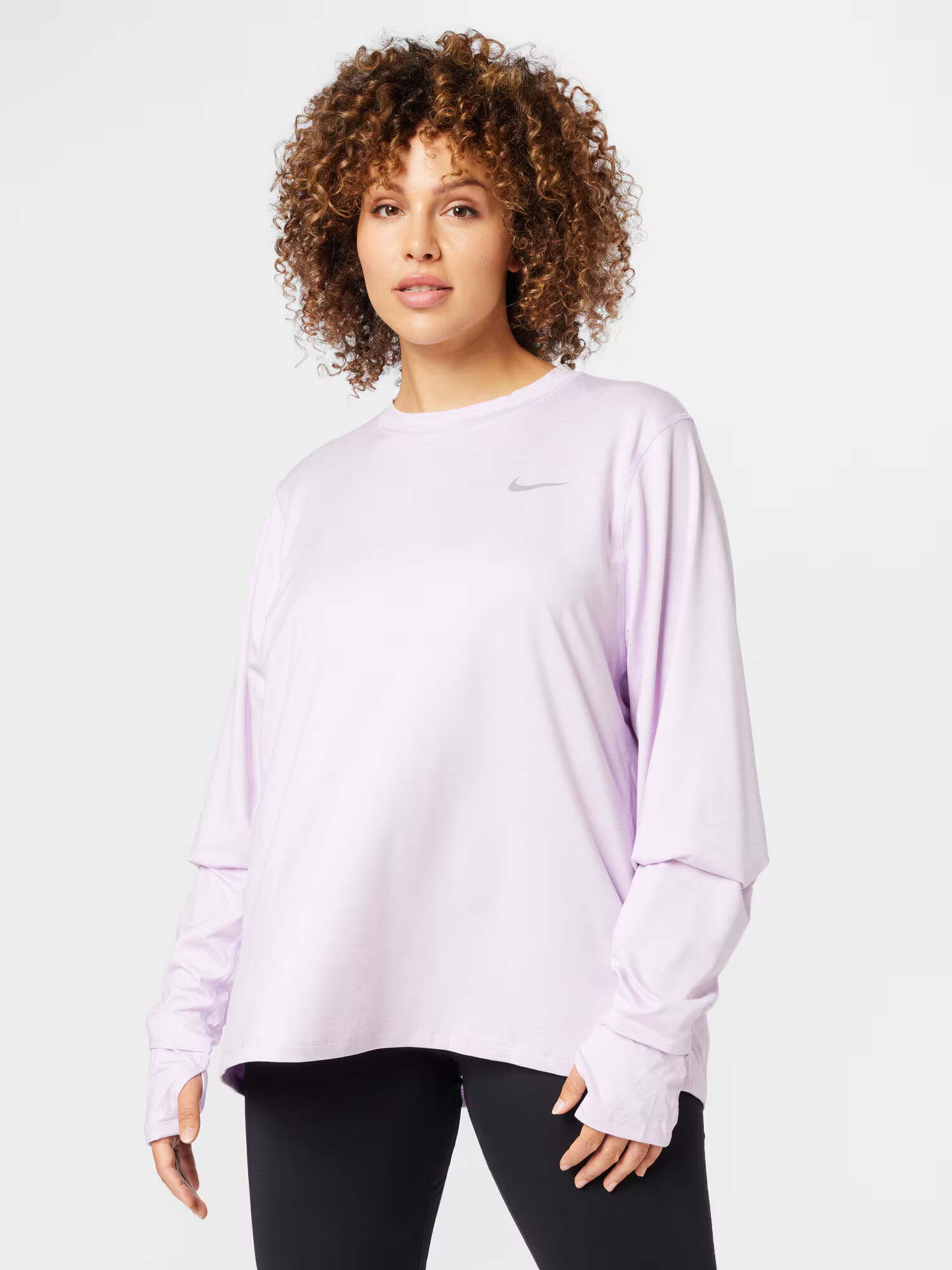 Nike Sportswear Tricou funcțional 'Element' gri / roz pastel - Pled.ro