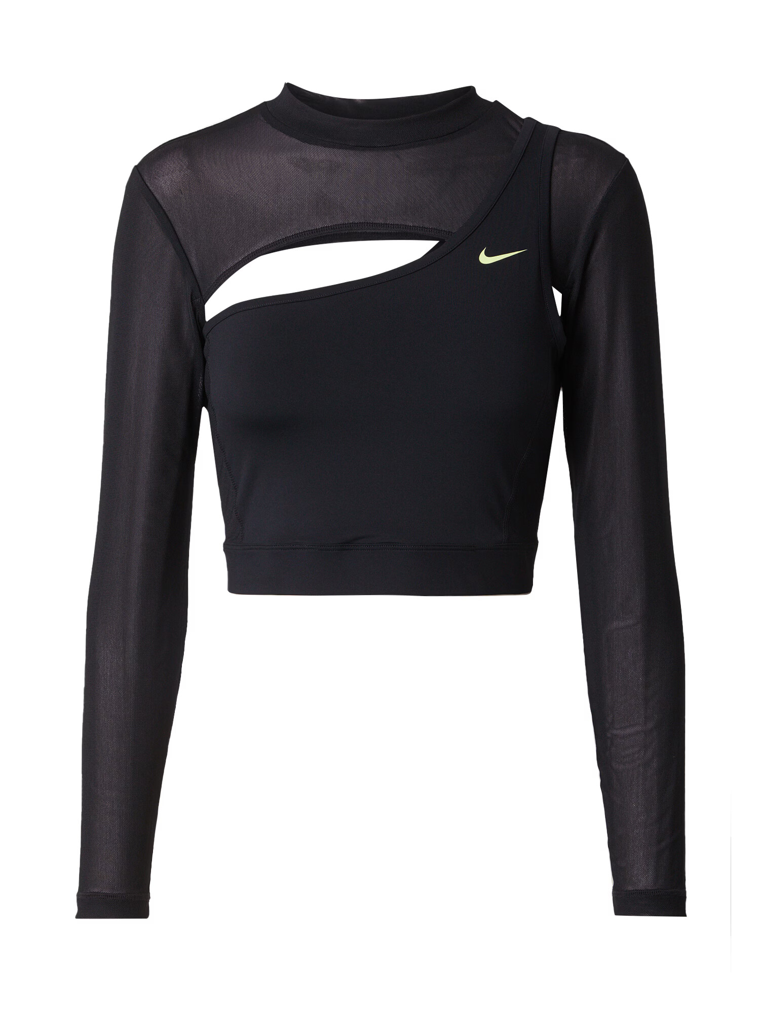 NIKE Tricou funcțional galben citron / negru - Pled.ro