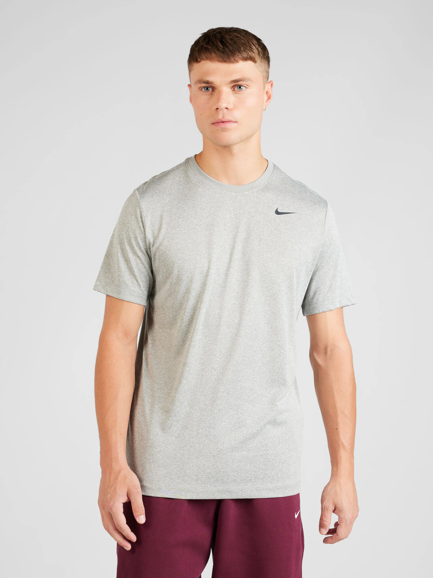 NIKE Tricou funcțional gri amestecat / negru - Pled.ro