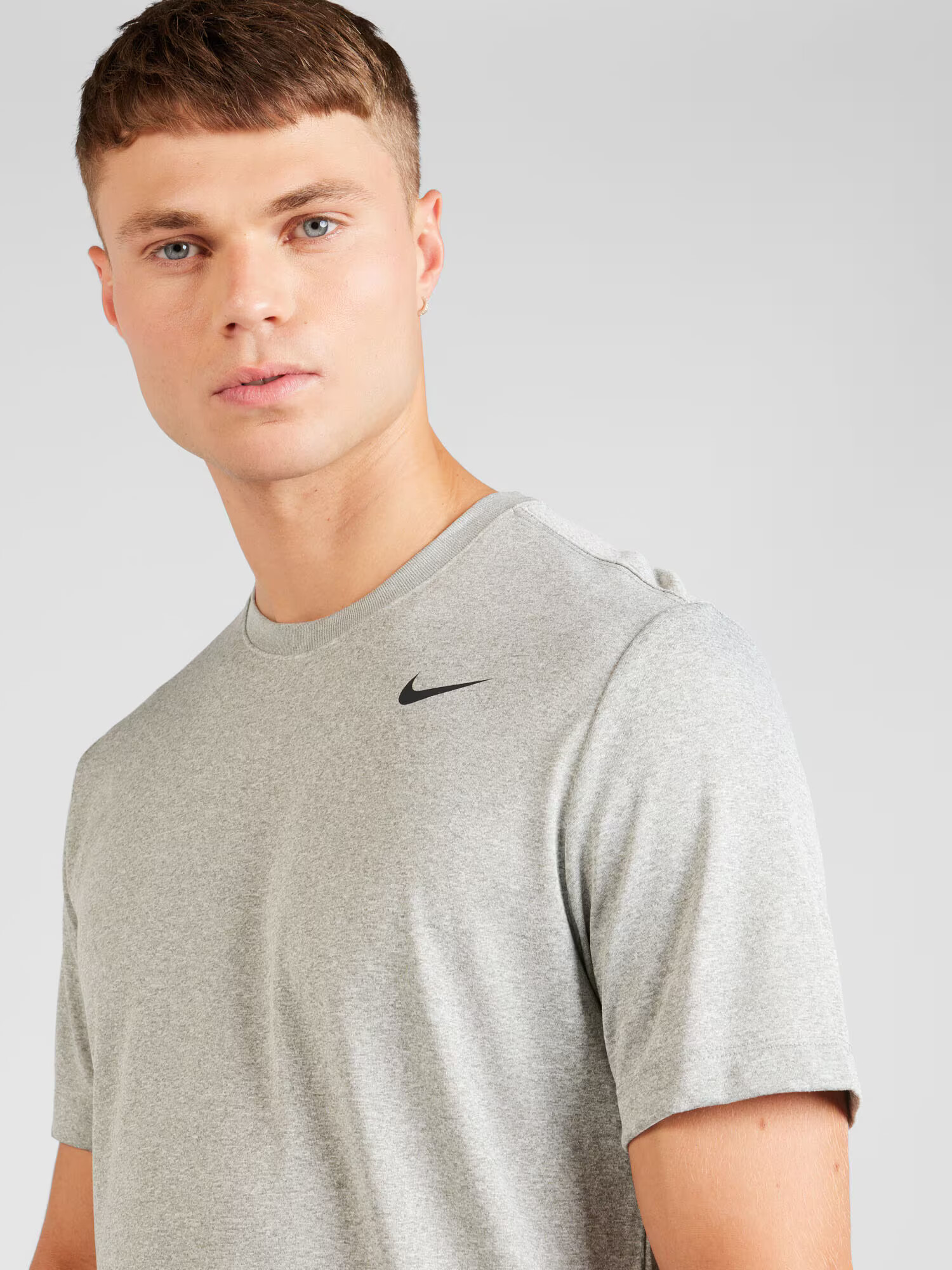 NIKE Tricou funcțional gri amestecat / negru - Pled.ro