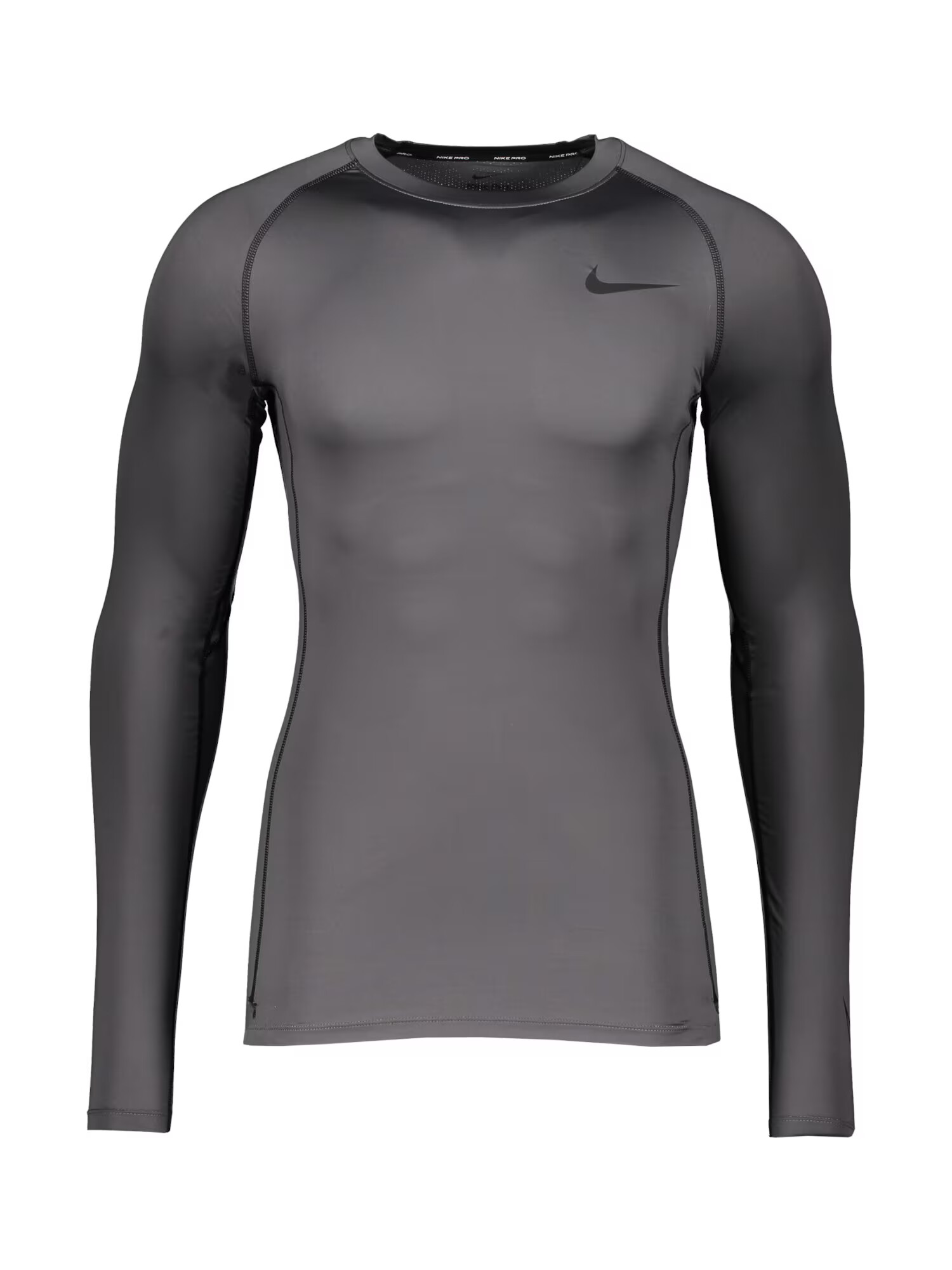 NIKE Tricou funcțional gri fumuriu / negru - Pled.ro