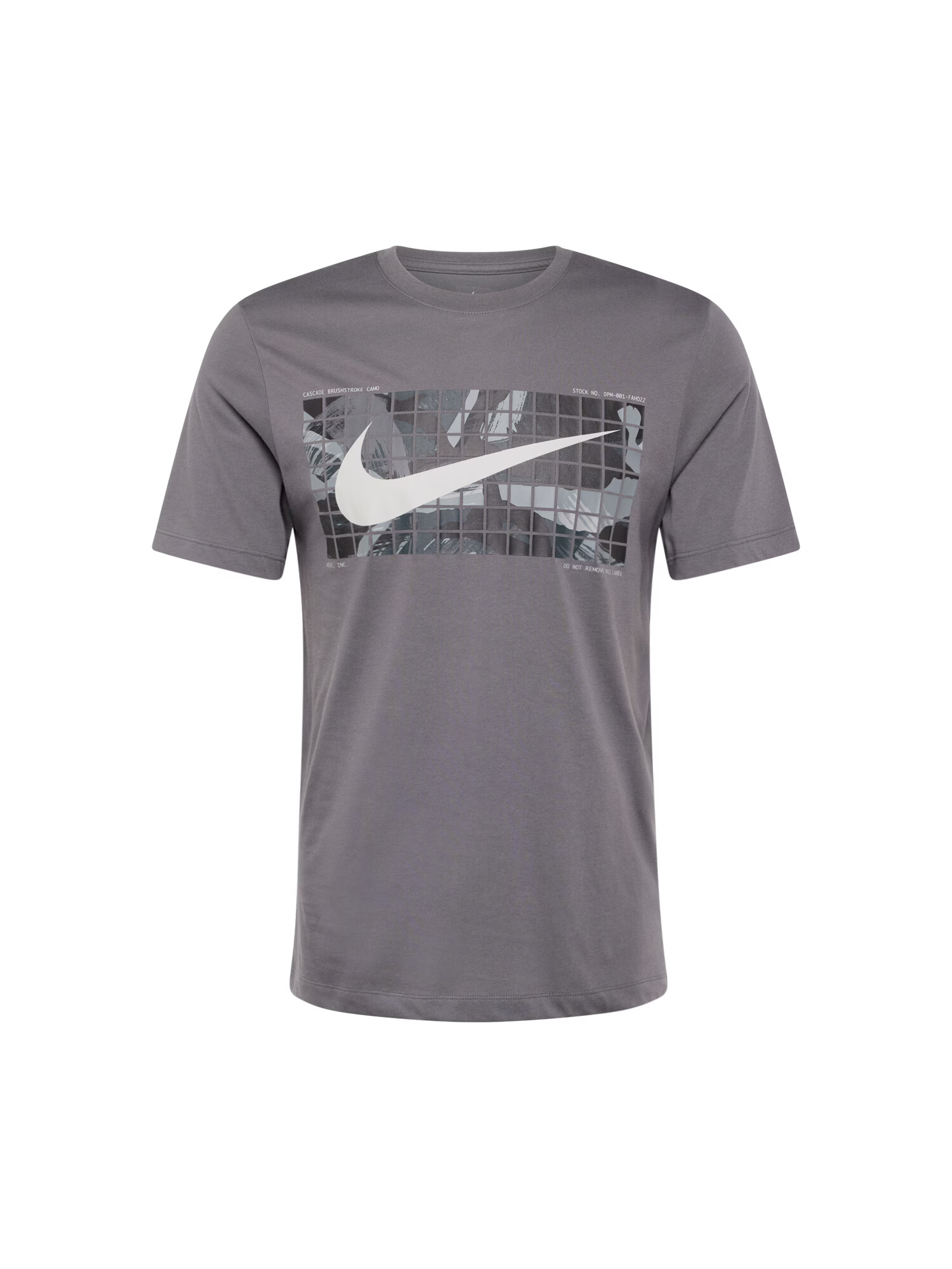 NIKE Tricou funcțional gri metalic / gri fumuriu / gri închis / alb - Pled.ro