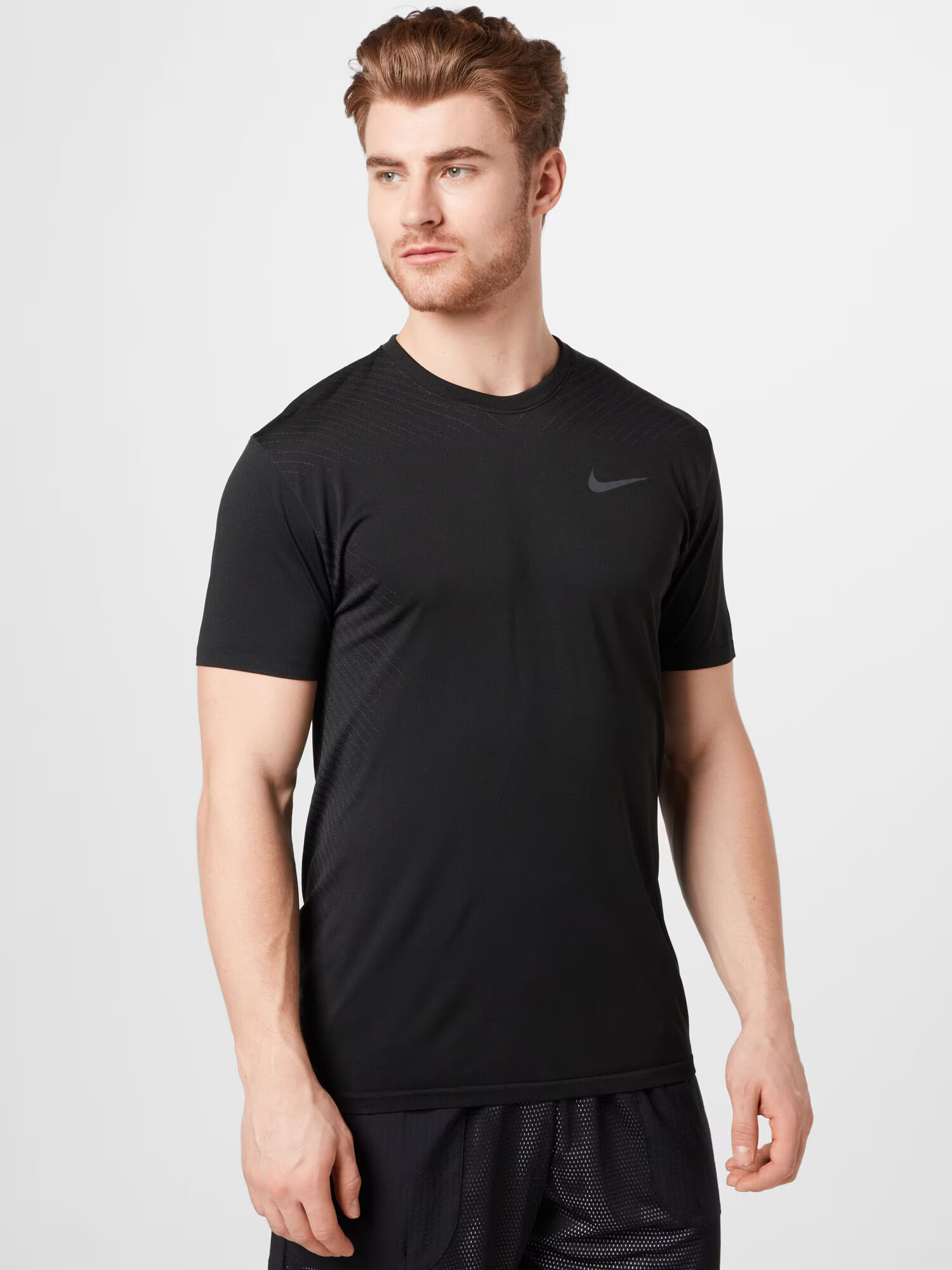 NIKE Tricou funcțional gri închis / negru - Pled.ro