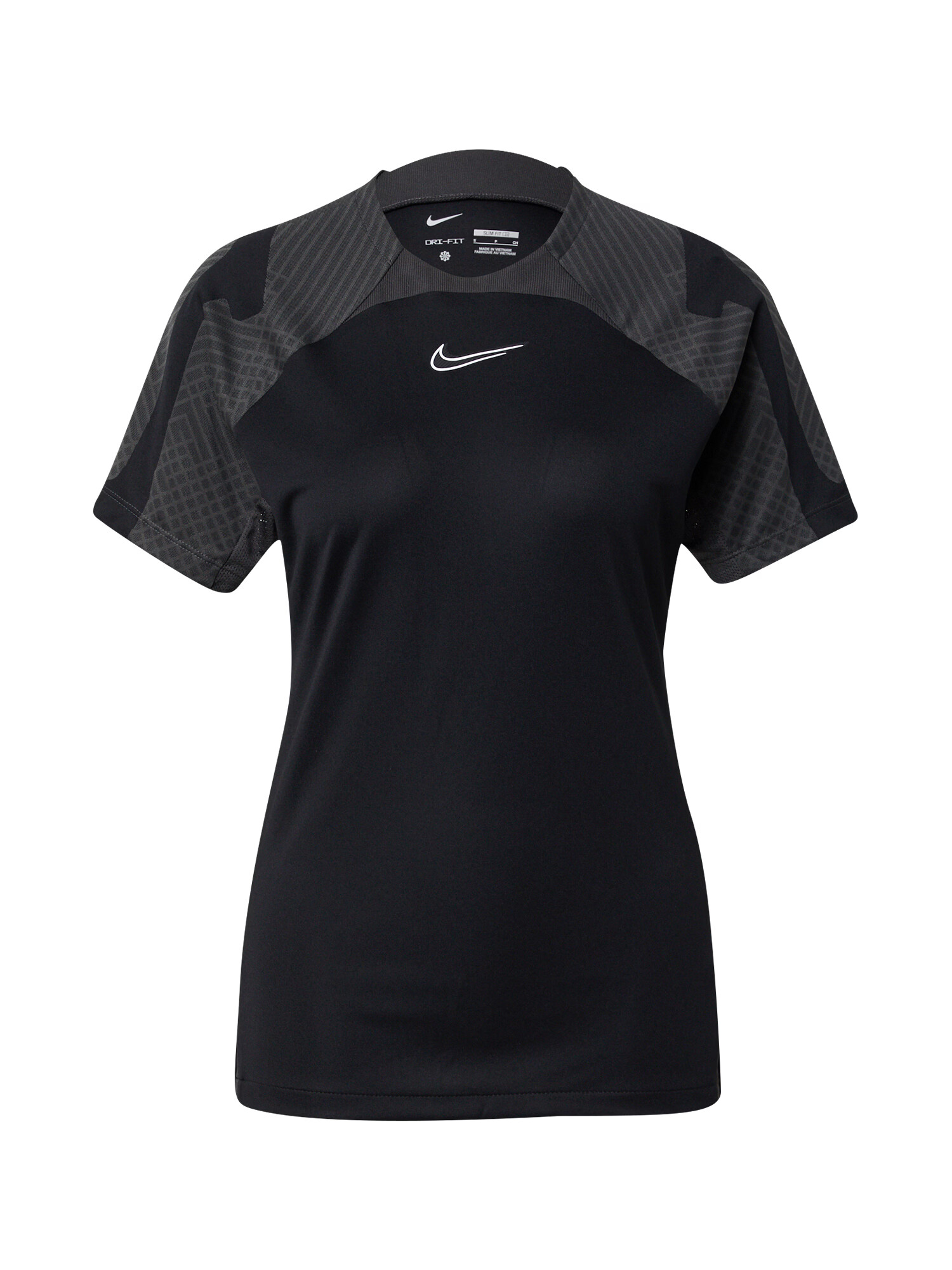 NIKE Tricou funcțional gri închis / negru / alb - Pled.ro