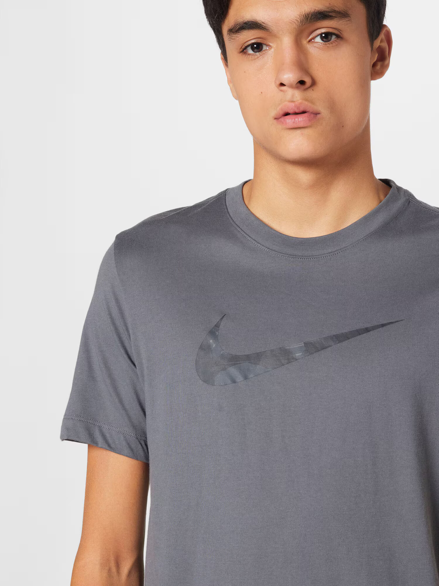 NIKE Tricou funcțional gri metalic / gri închis - Pled.ro