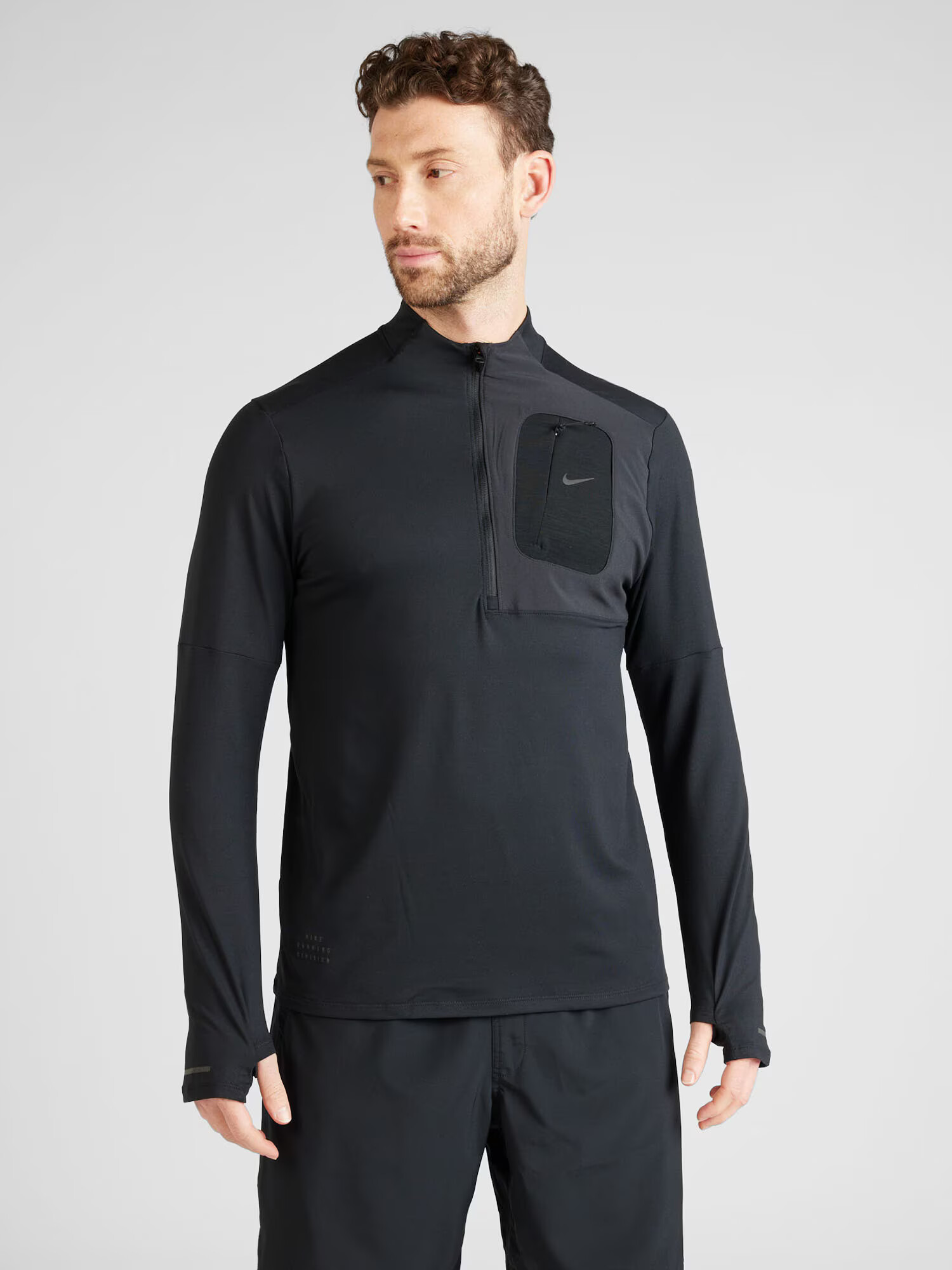 NIKE Tricou funcțional gri / negru - Pled.ro