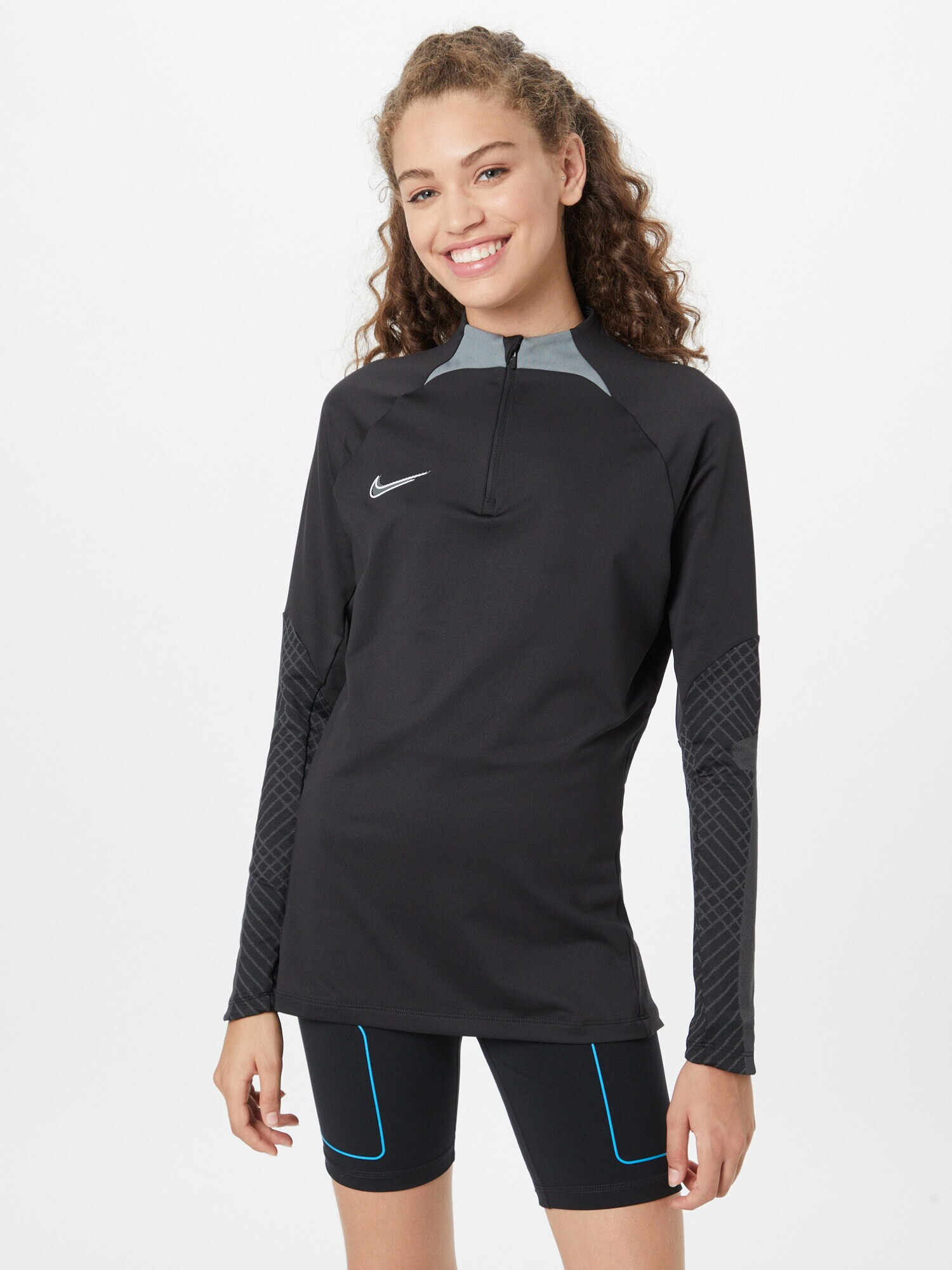 NIKE Tricou funcțional gri / negru - Pled.ro