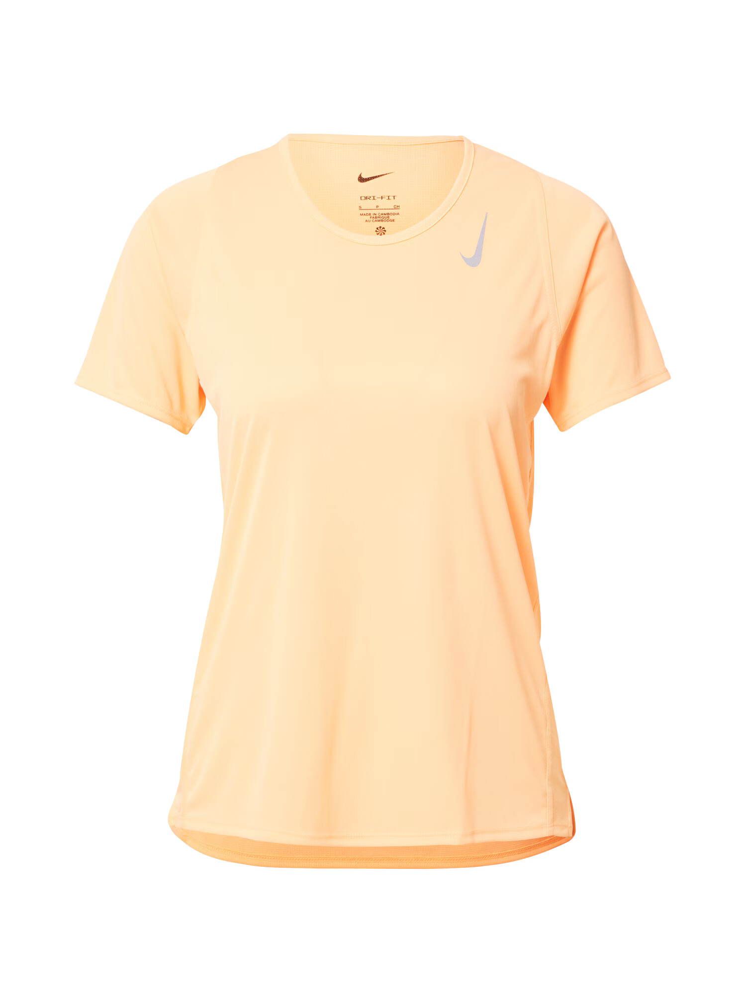 NIKE Tricou funcțional gri / portocaliu piersică - Pled.ro