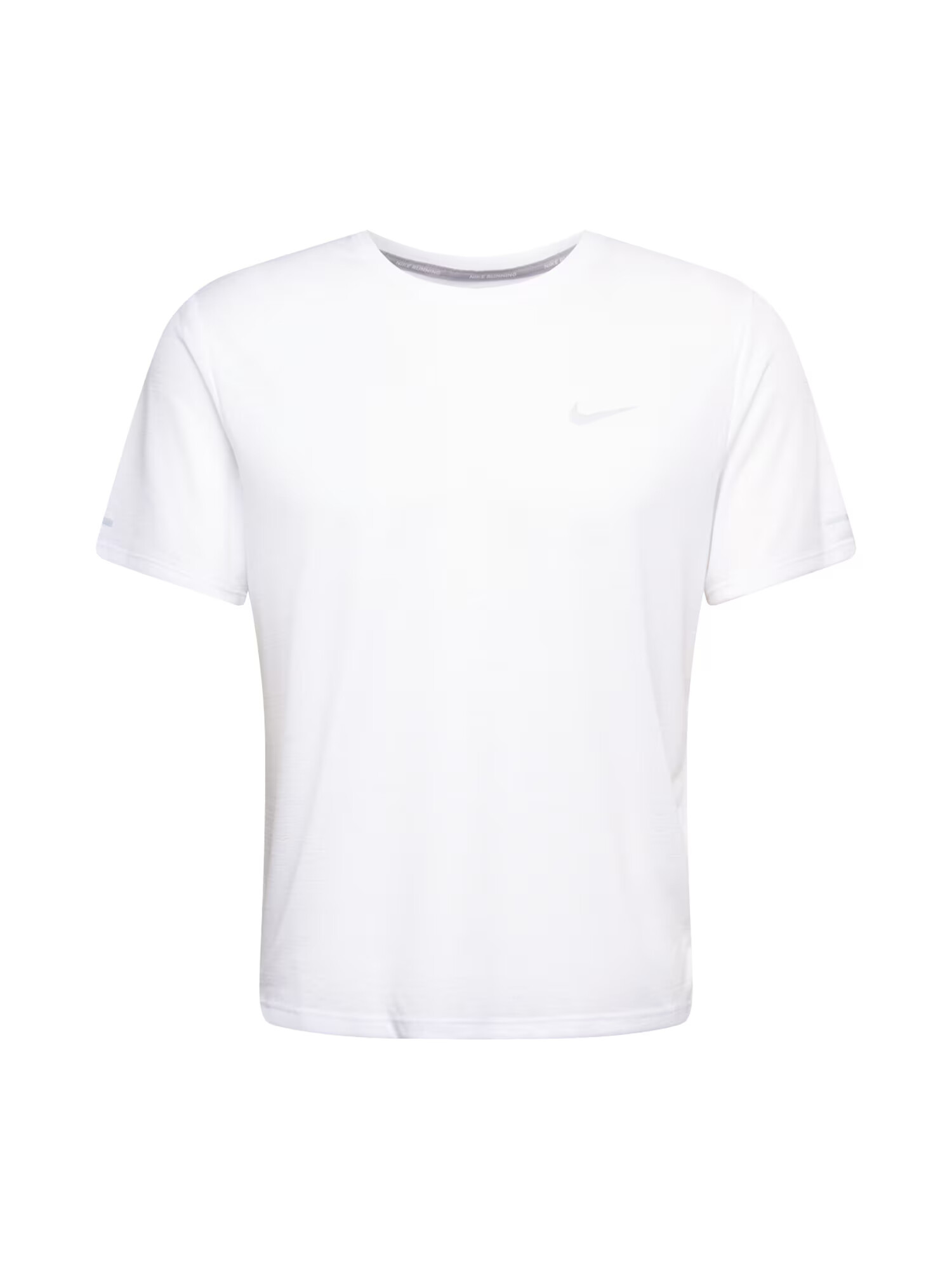 NIKE Tricou funcțional 'Miler' gri / alb - Pled.ro