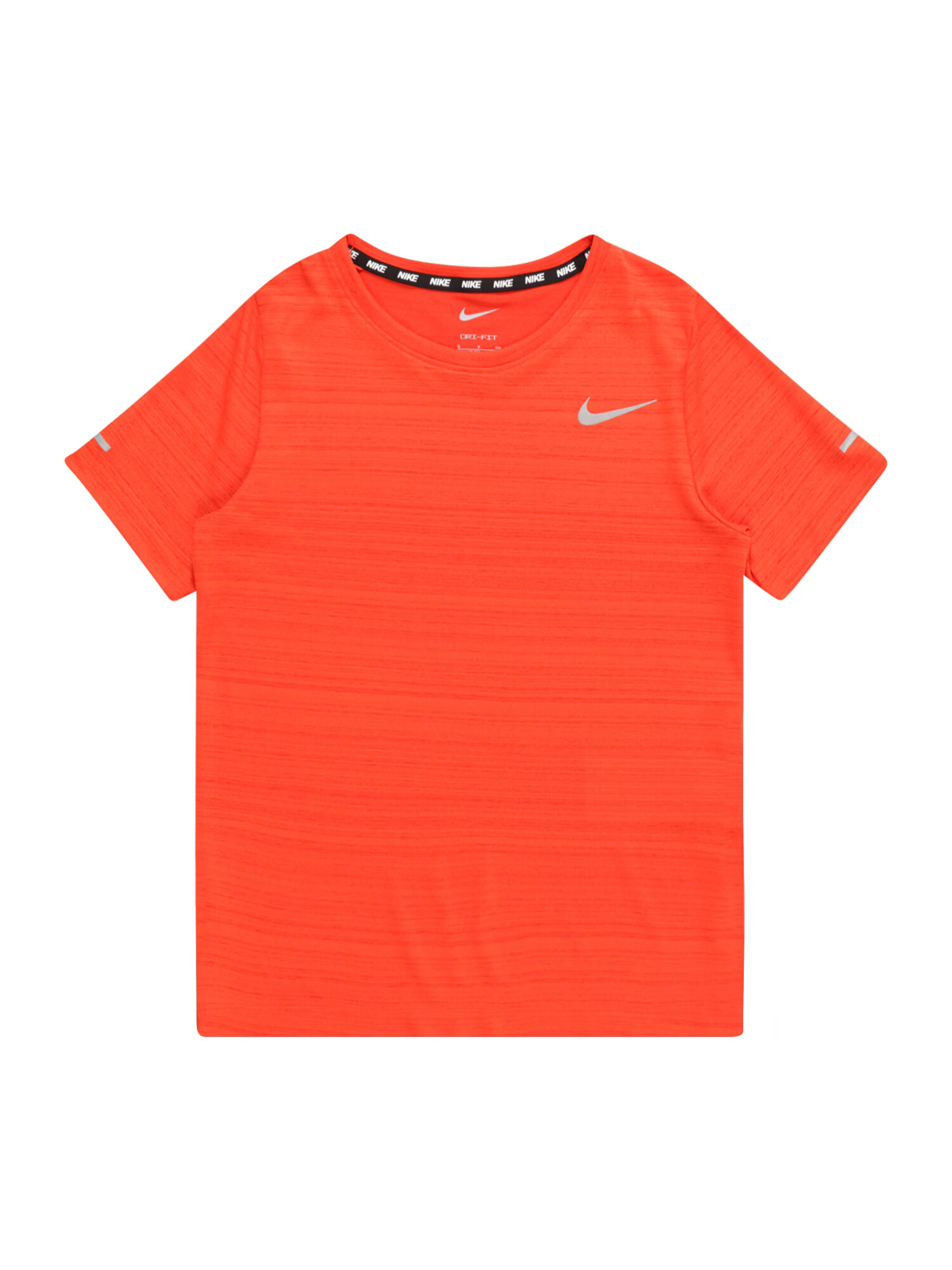 NIKE Tricou funcțional 'Miler' gri deschis / roșu - Pled.ro