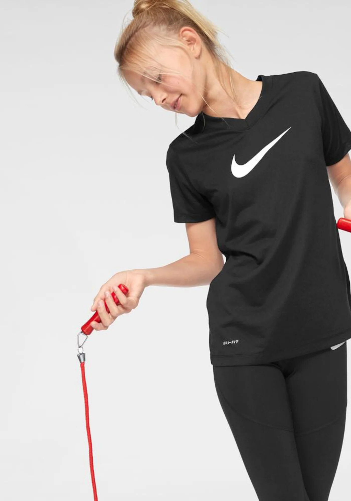 NIKE Tricou funcțional negru - Pled.ro