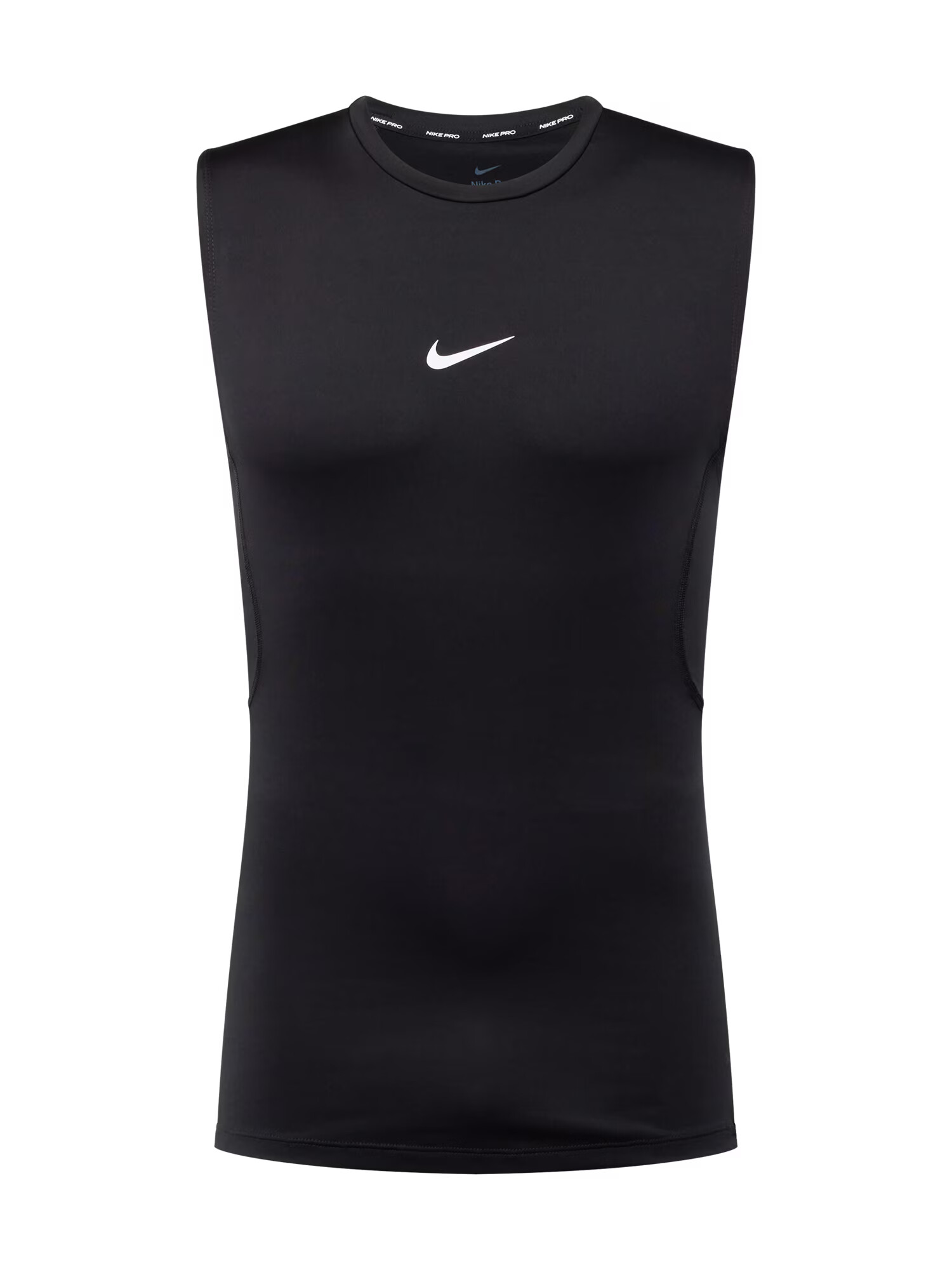 NIKE Tricou funcțional negru / alb - Pled.ro