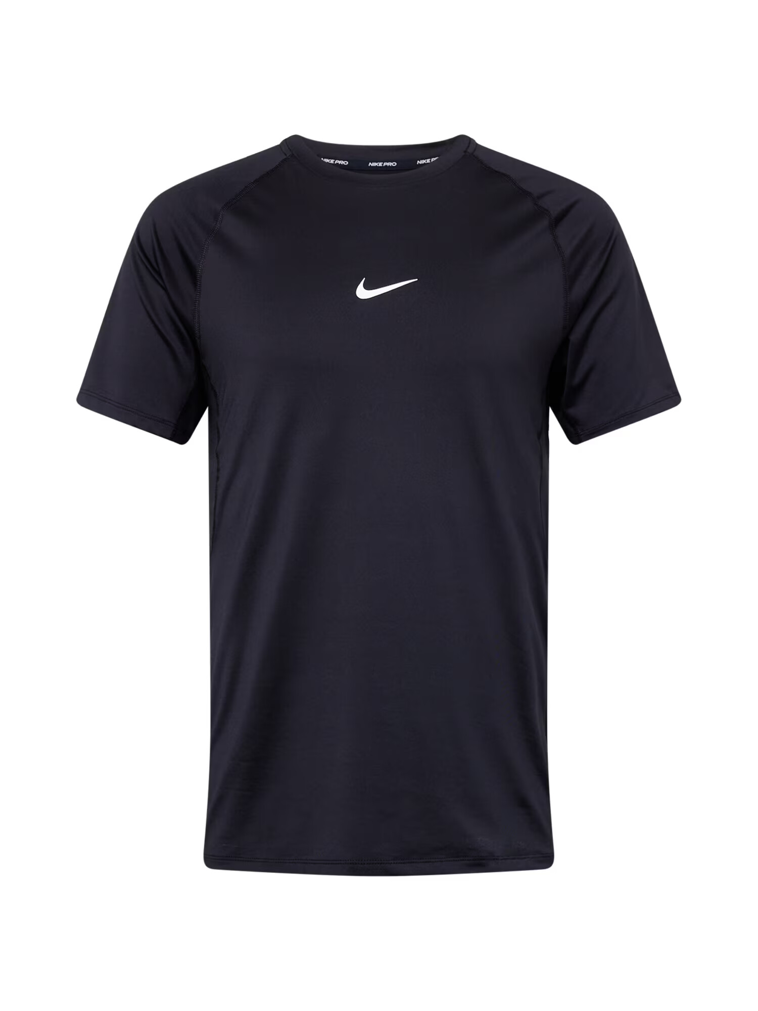 NIKE Tricou funcțional negru / alb - Pled.ro