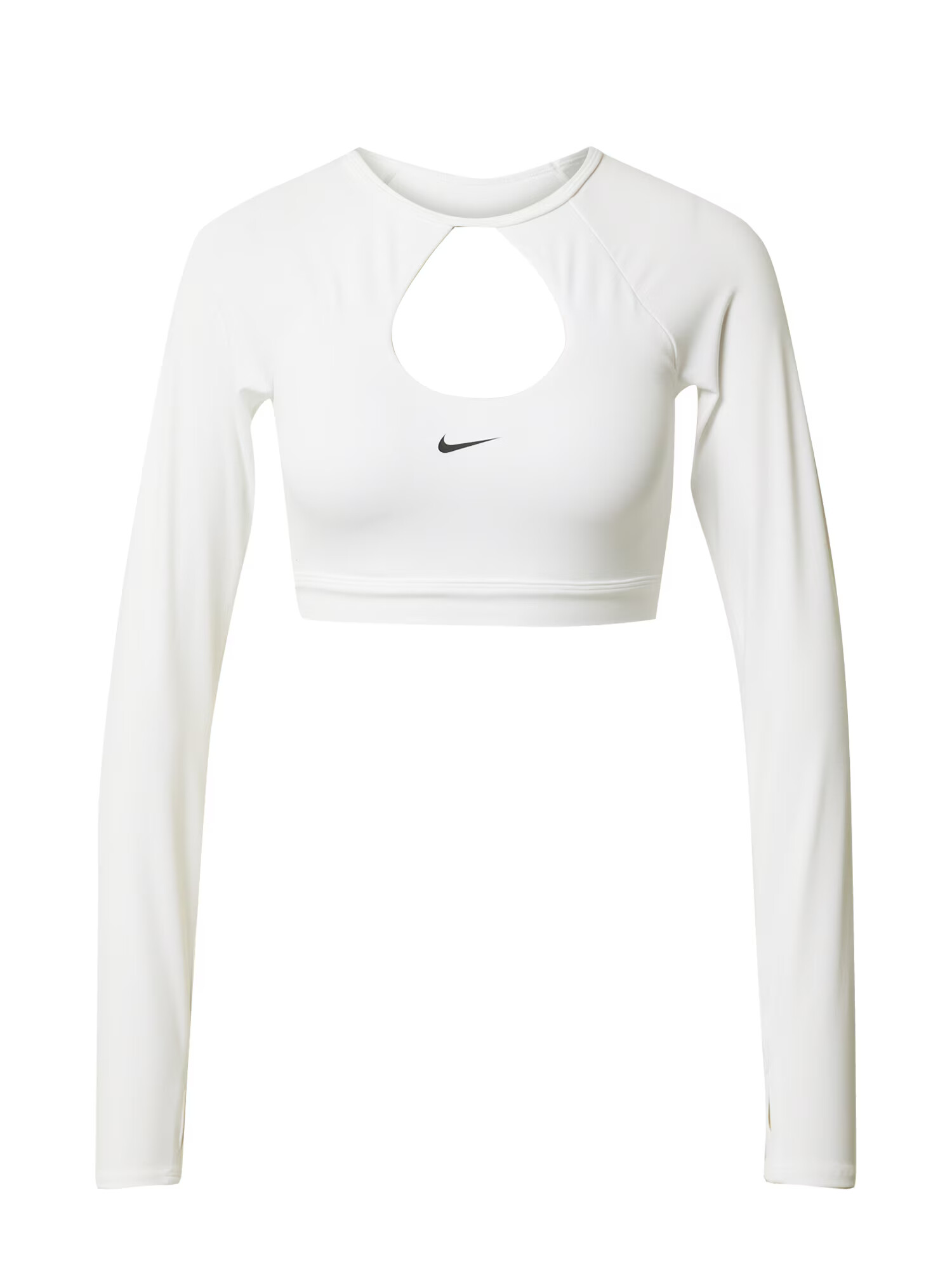 NIKE Tricou funcțional negru / alb - Pled.ro