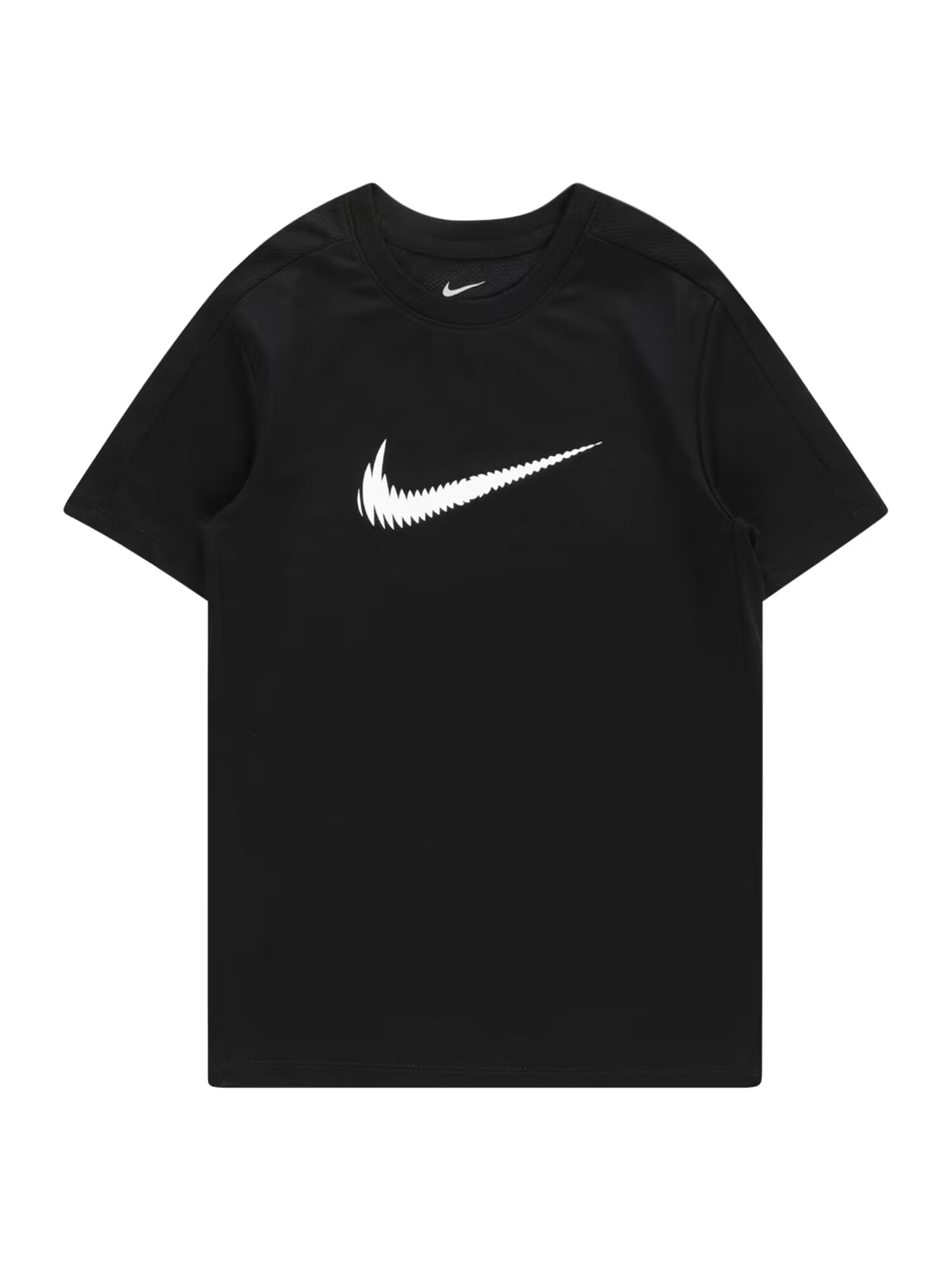 NIKE Tricou funcțional negru / alb - Pled.ro