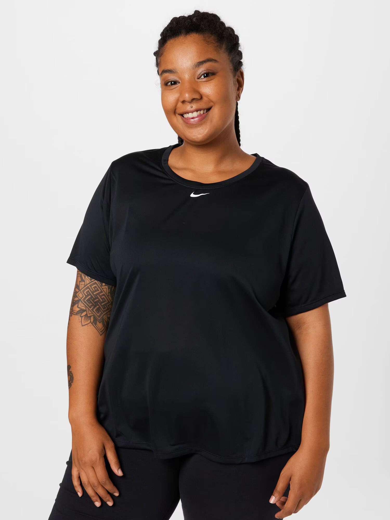 Nike Sportswear Tricou funcțional negru / alb - Pled.ro