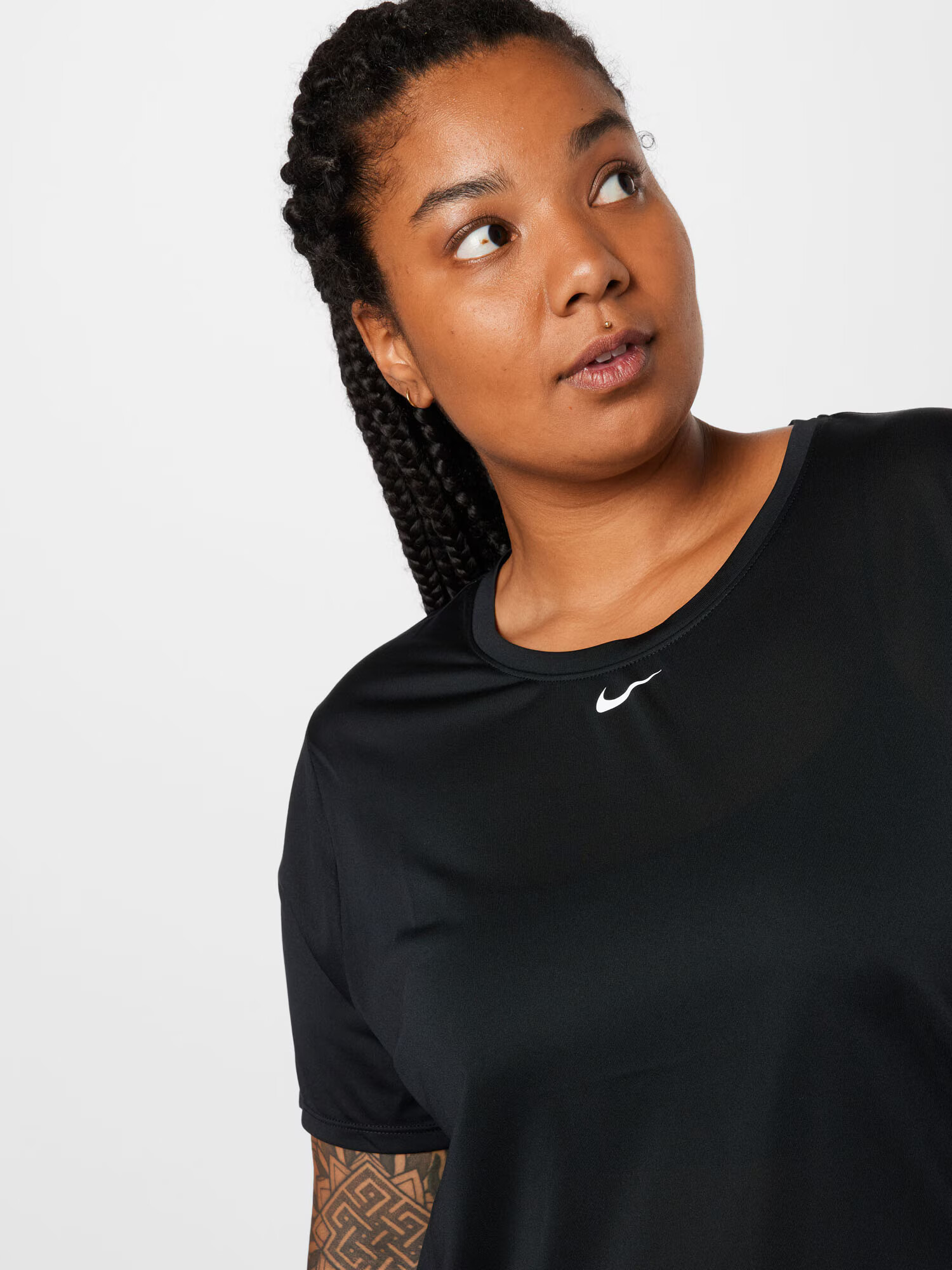 Nike Sportswear Tricou funcțional negru / alb - Pled.ro