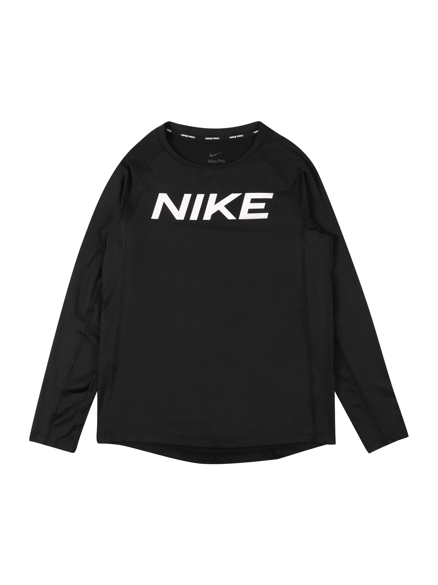 NIKE Tricou funcțional negru / alb - Pled.ro