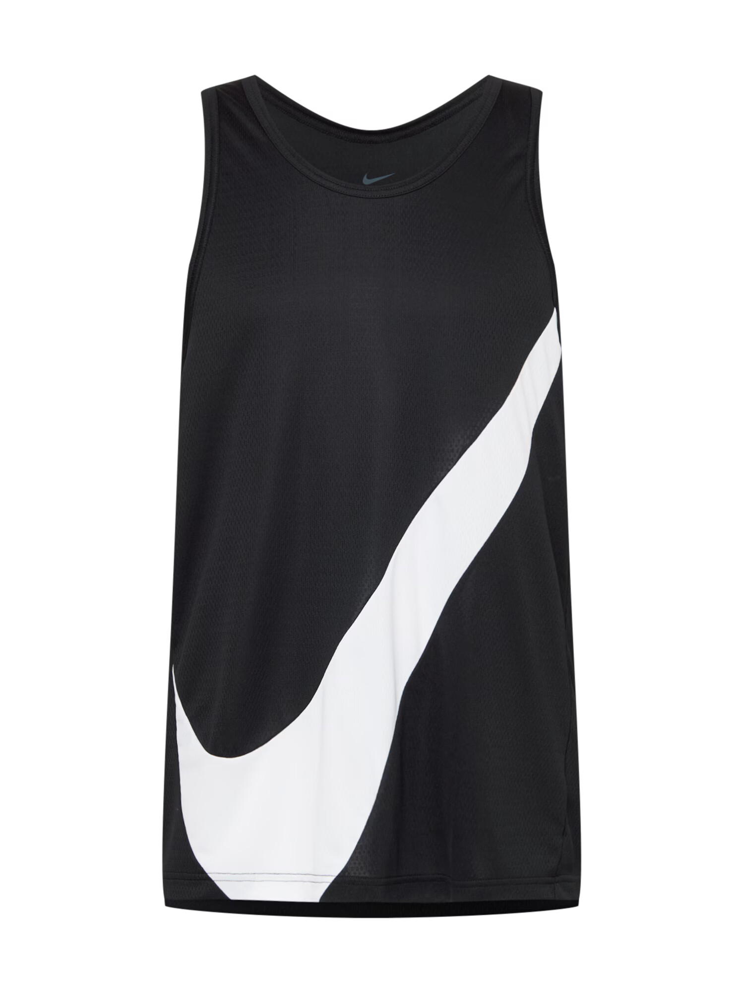 NIKE Tricou funcțional negru / alb - Pled.ro