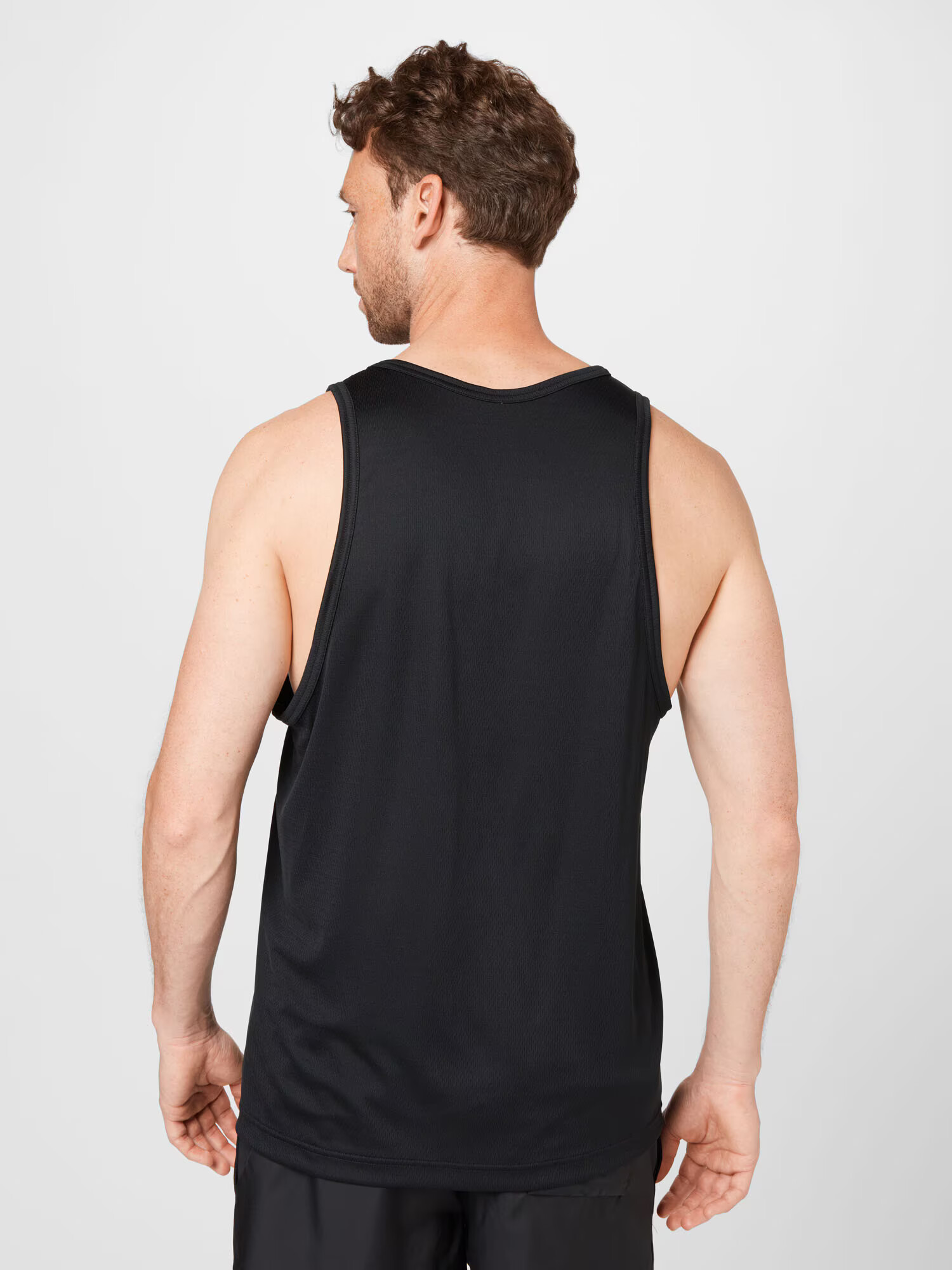 NIKE Tricou funcțional negru / alb - Pled.ro