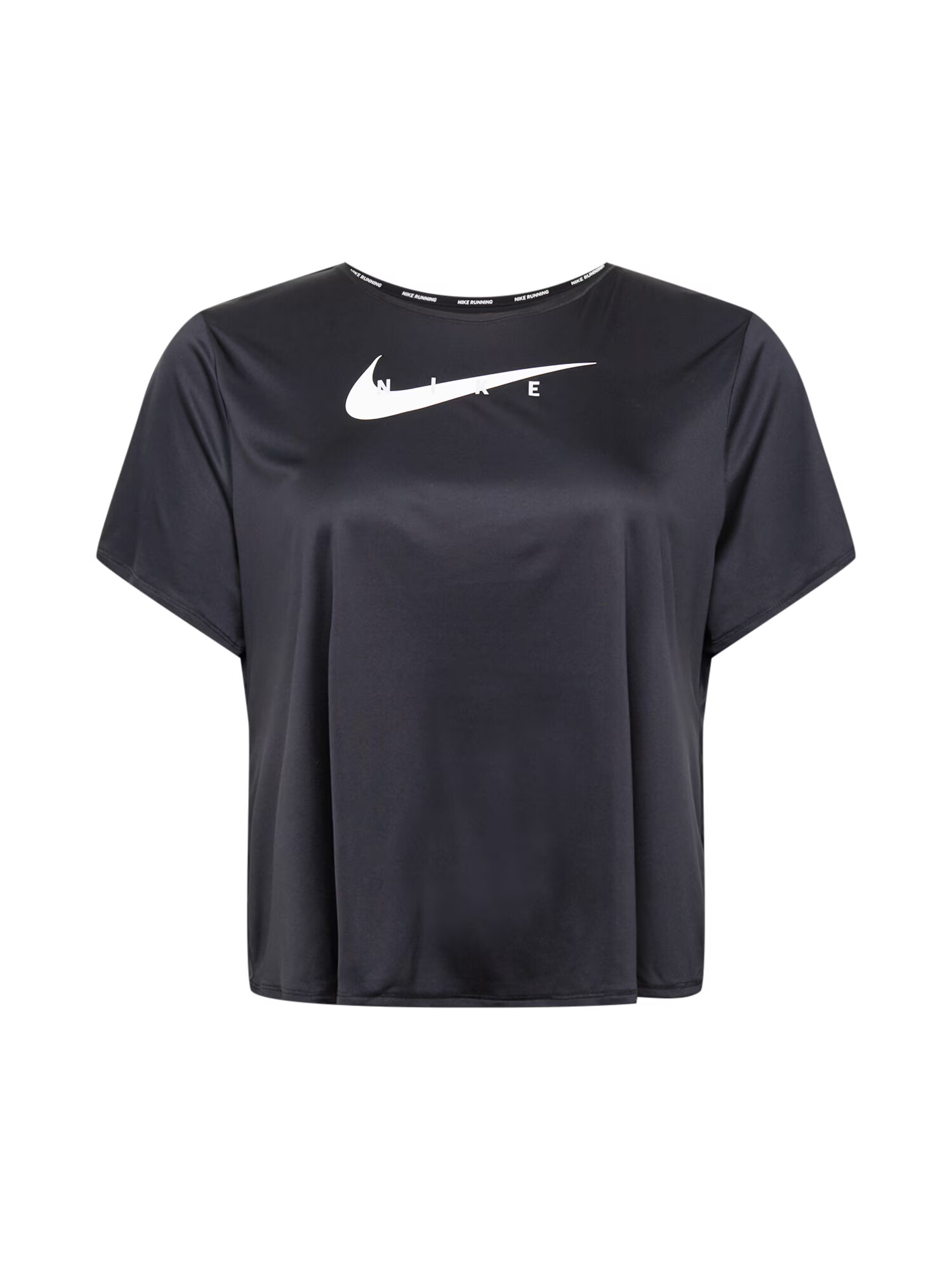 NIKE Tricou funcțional negru / alb - Pled.ro