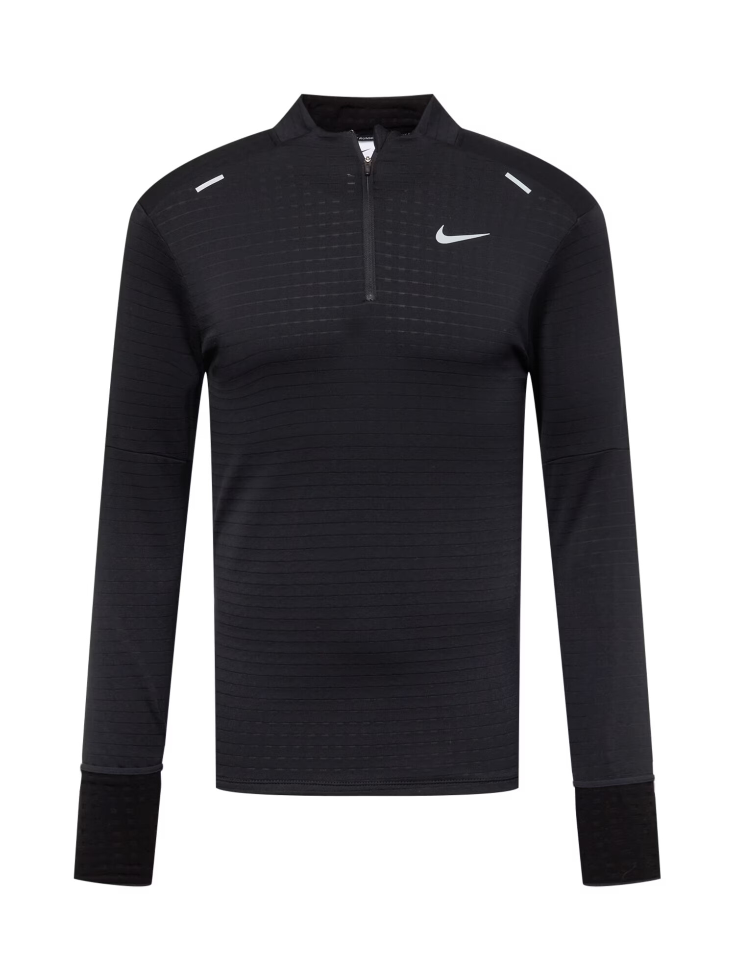 NIKE Tricou funcțional negru / alb - Pled.ro