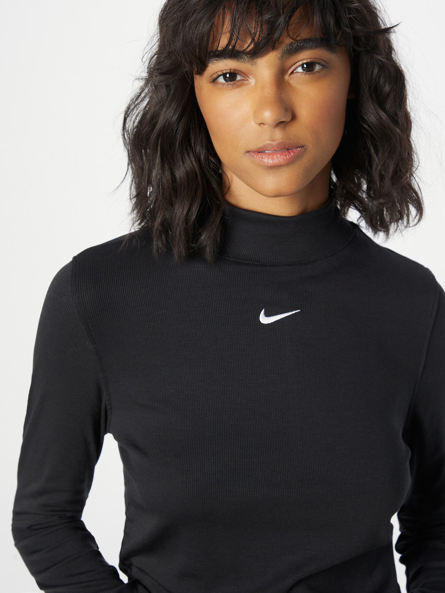 Nike Sportswear Tricou negru / alb - Pled.ro