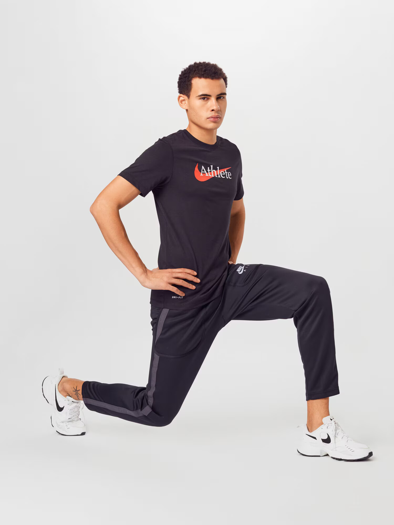 NIKE Tricou funcțional portocaliu homar / negru / alb - Pled.ro