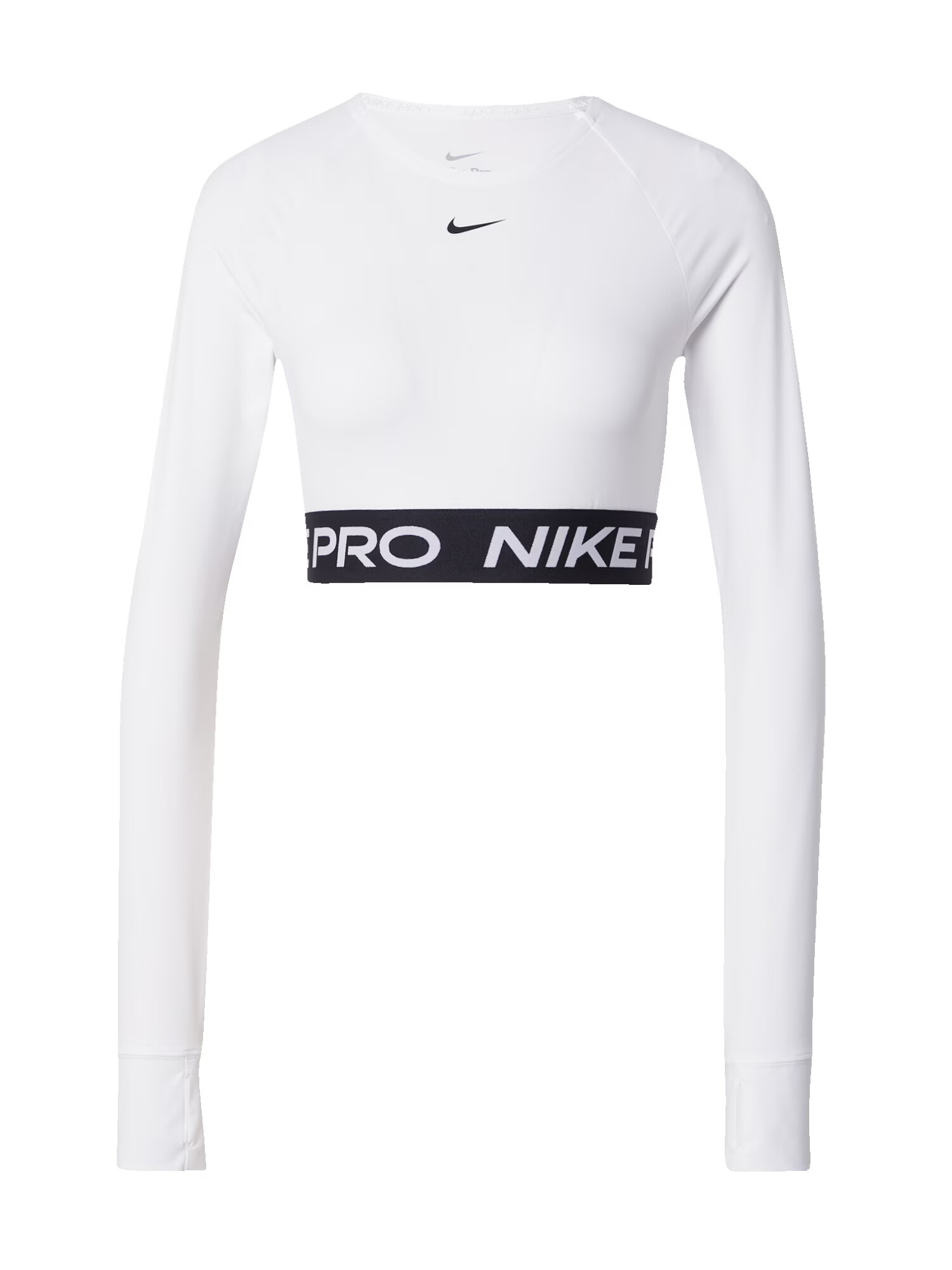 NIKE Tricou funcțional 'PRO' negru / alb - Pled.ro