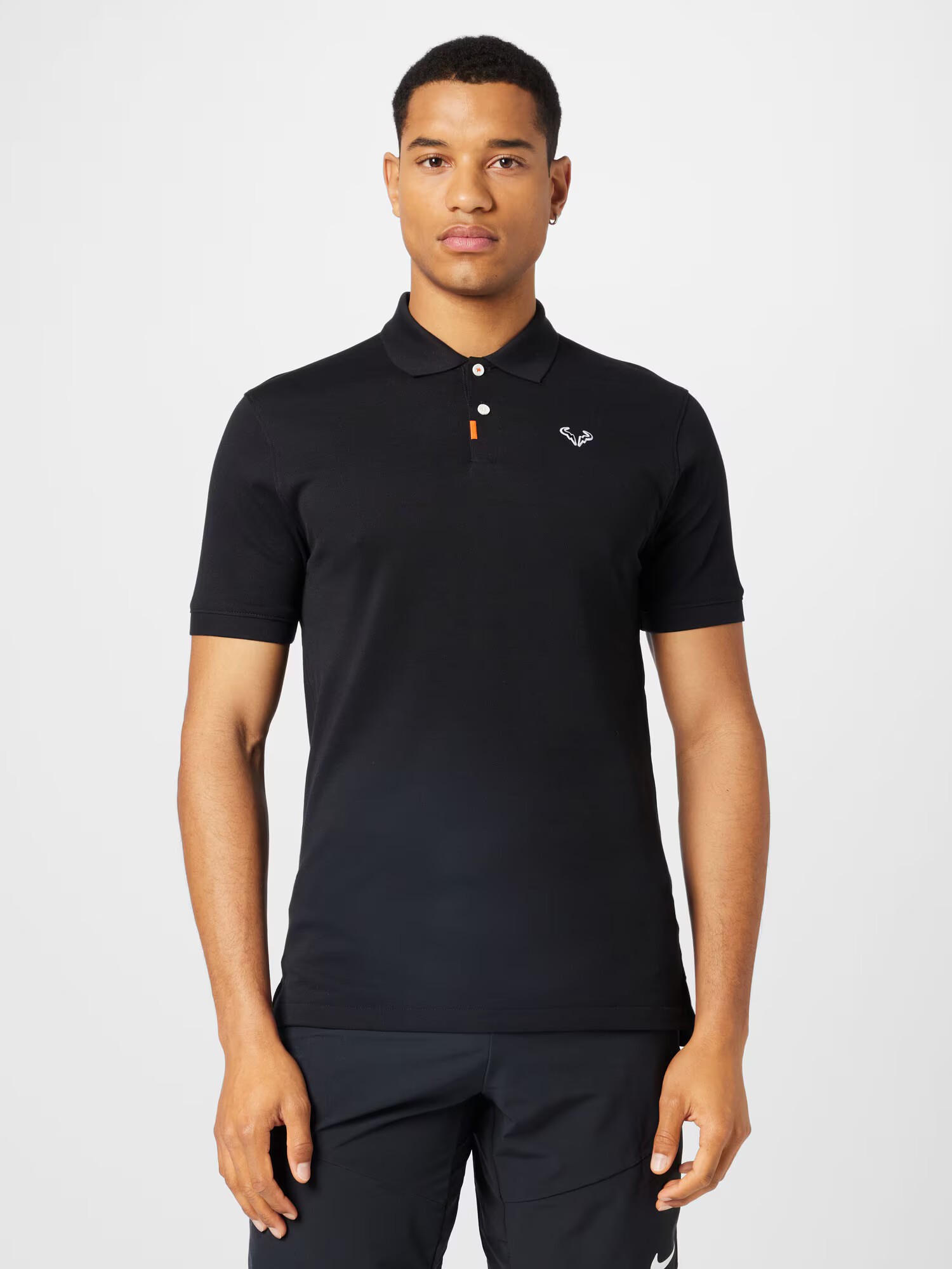 NIKE Tricou funcțional 'RAFA' negru / alb - Pled.ro