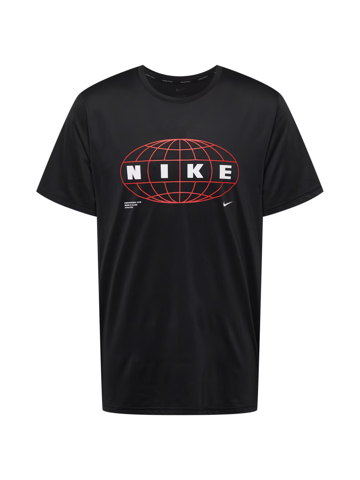 NIKE Tricou funcțional roșu cireș / negru / alb - Pled.ro