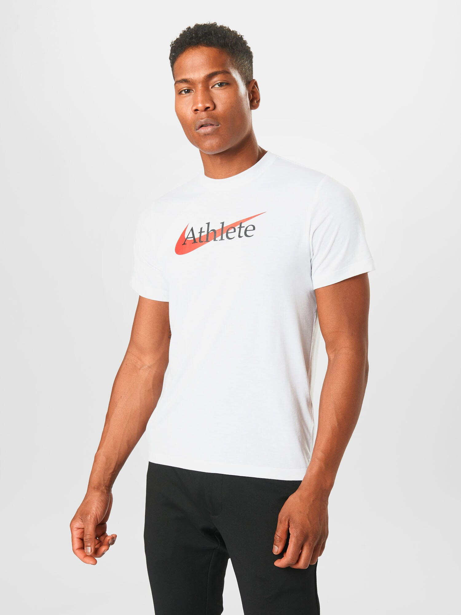 NIKE Tricou funcțional roșu / negru / alb - Pled.ro