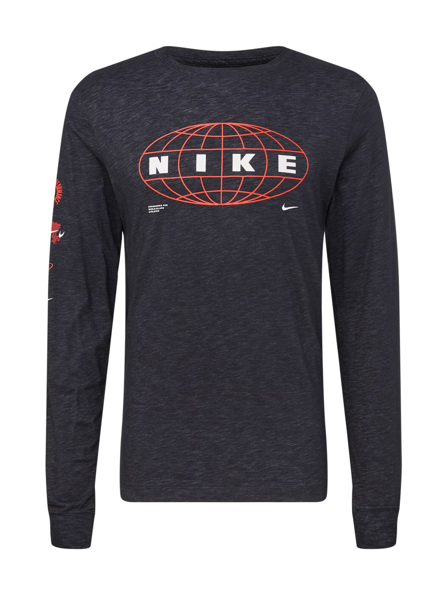 NIKE Tricou funcțional roșu / negru / alb - Pled.ro