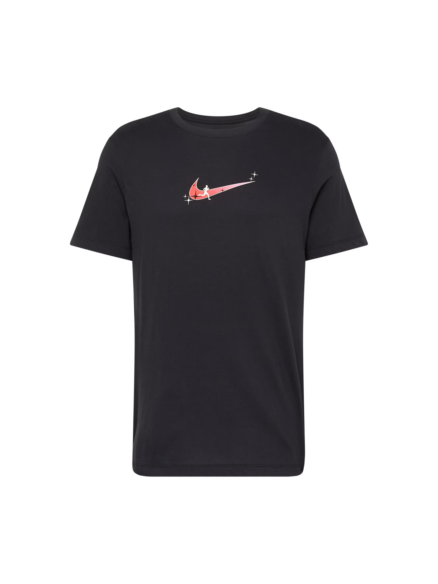 NIKE Tricou funcțional roșu / negru / alb - Pled.ro