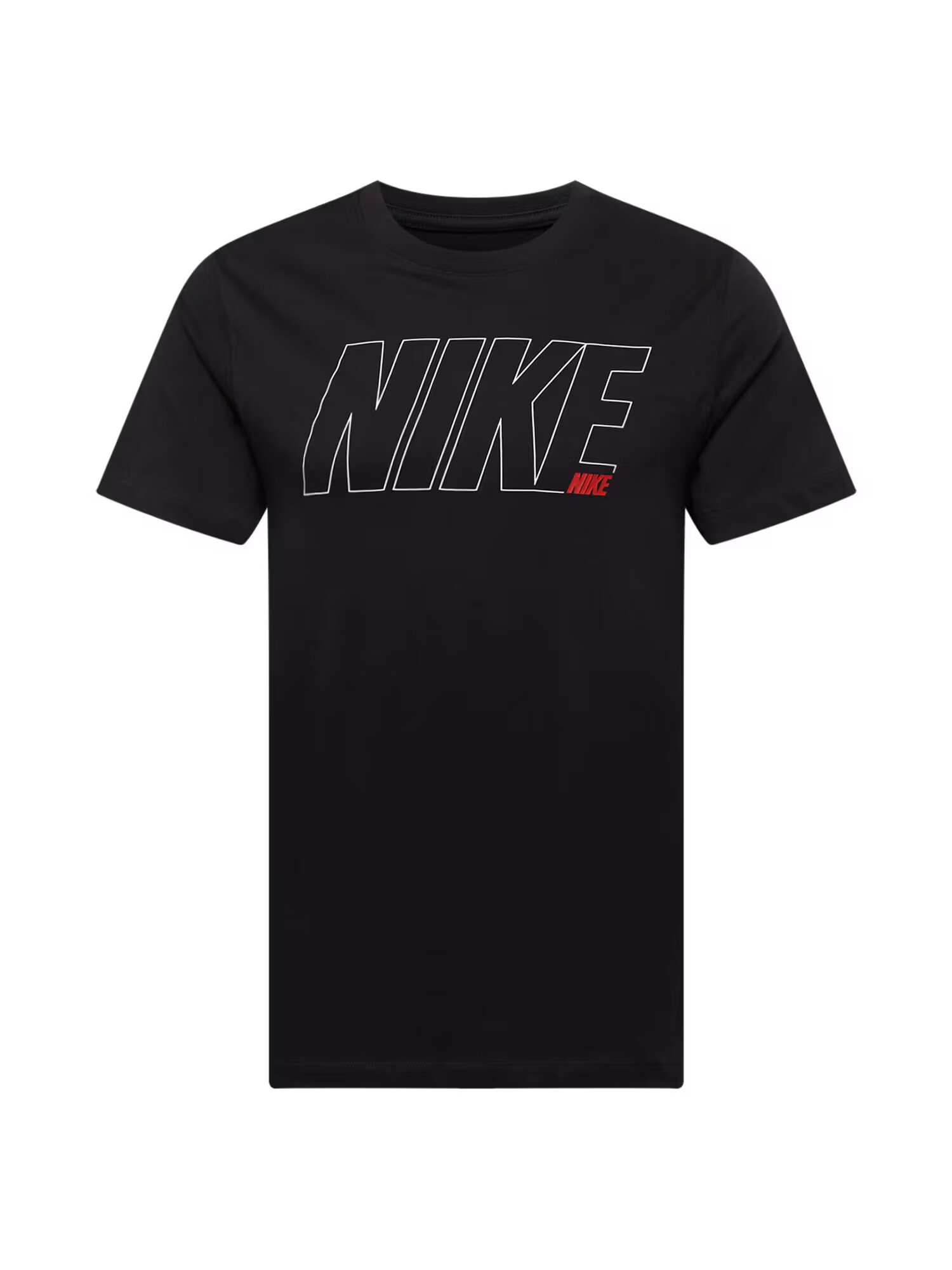 NIKE Tricou funcțional roșu / negru / alb - Pled.ro