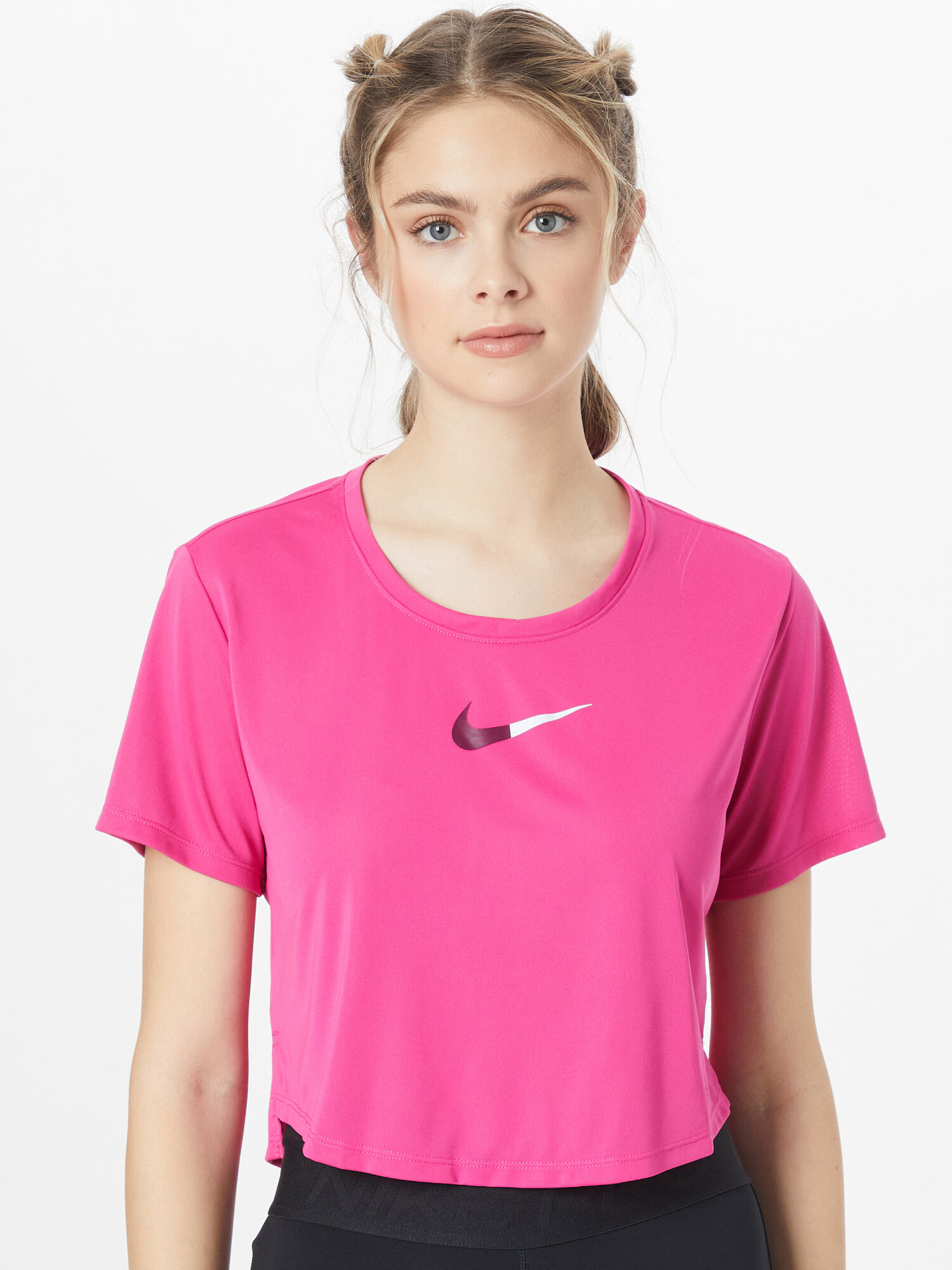 NIKE Tricou funcțional roz / argintiu - Pled.ro