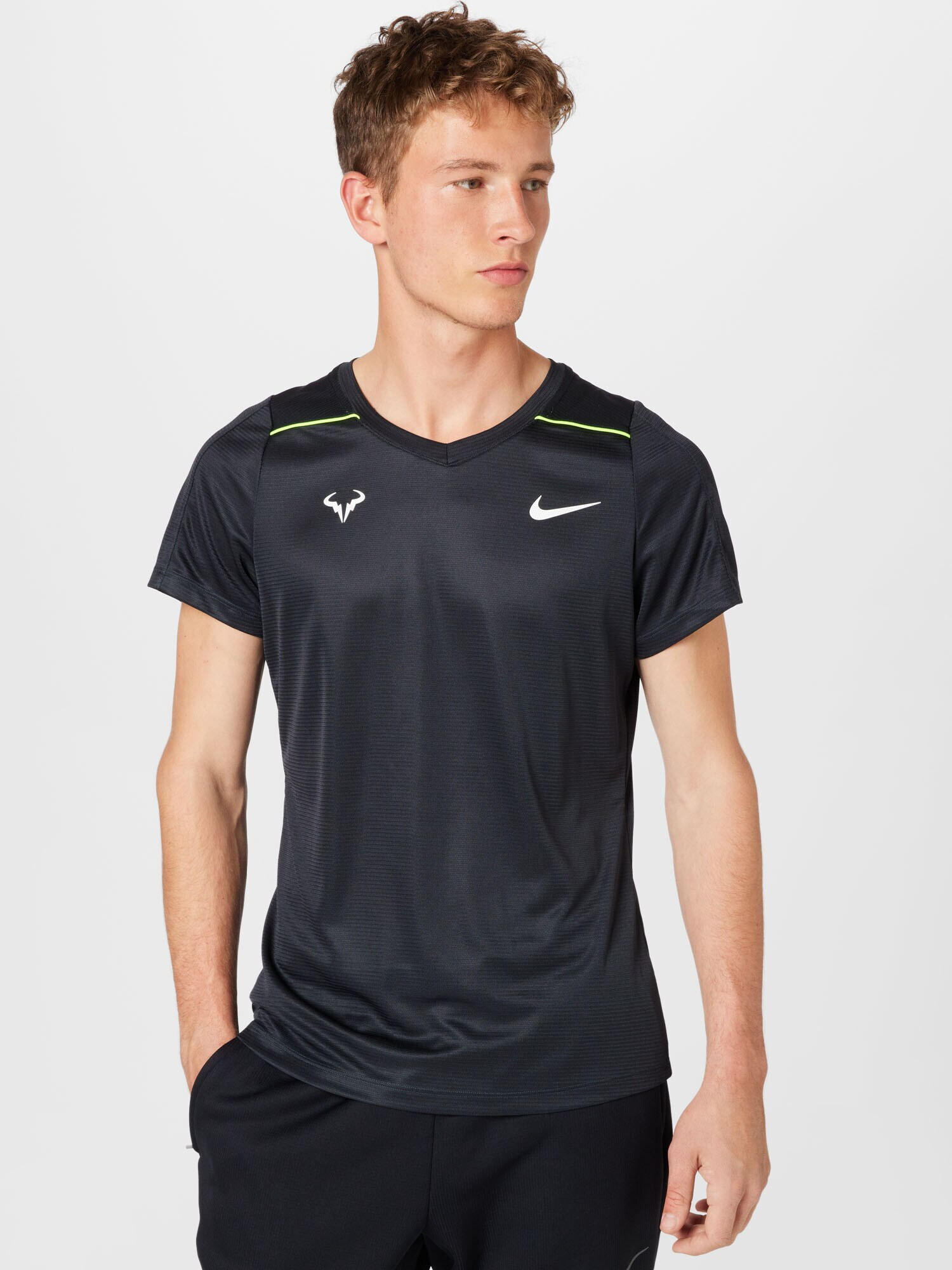 NIKE Tricou funcțional verde deschis / negru - Pled.ro