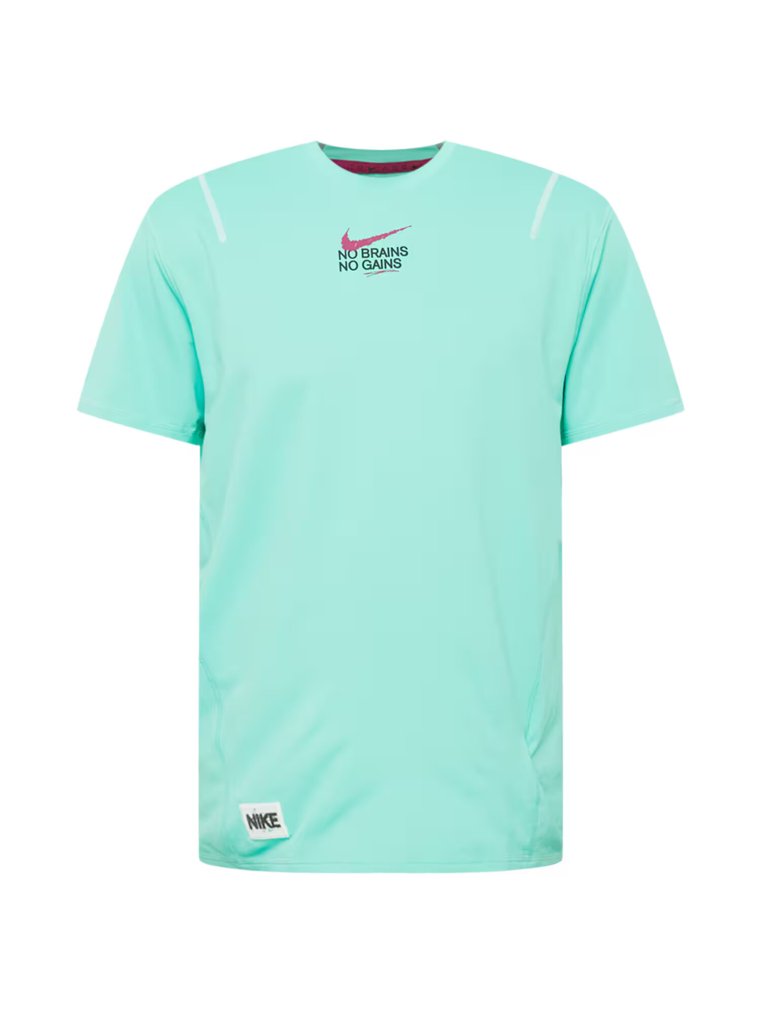 NIKE Tricou funcțional verde jad / roșu carmin / negru - Pled.ro