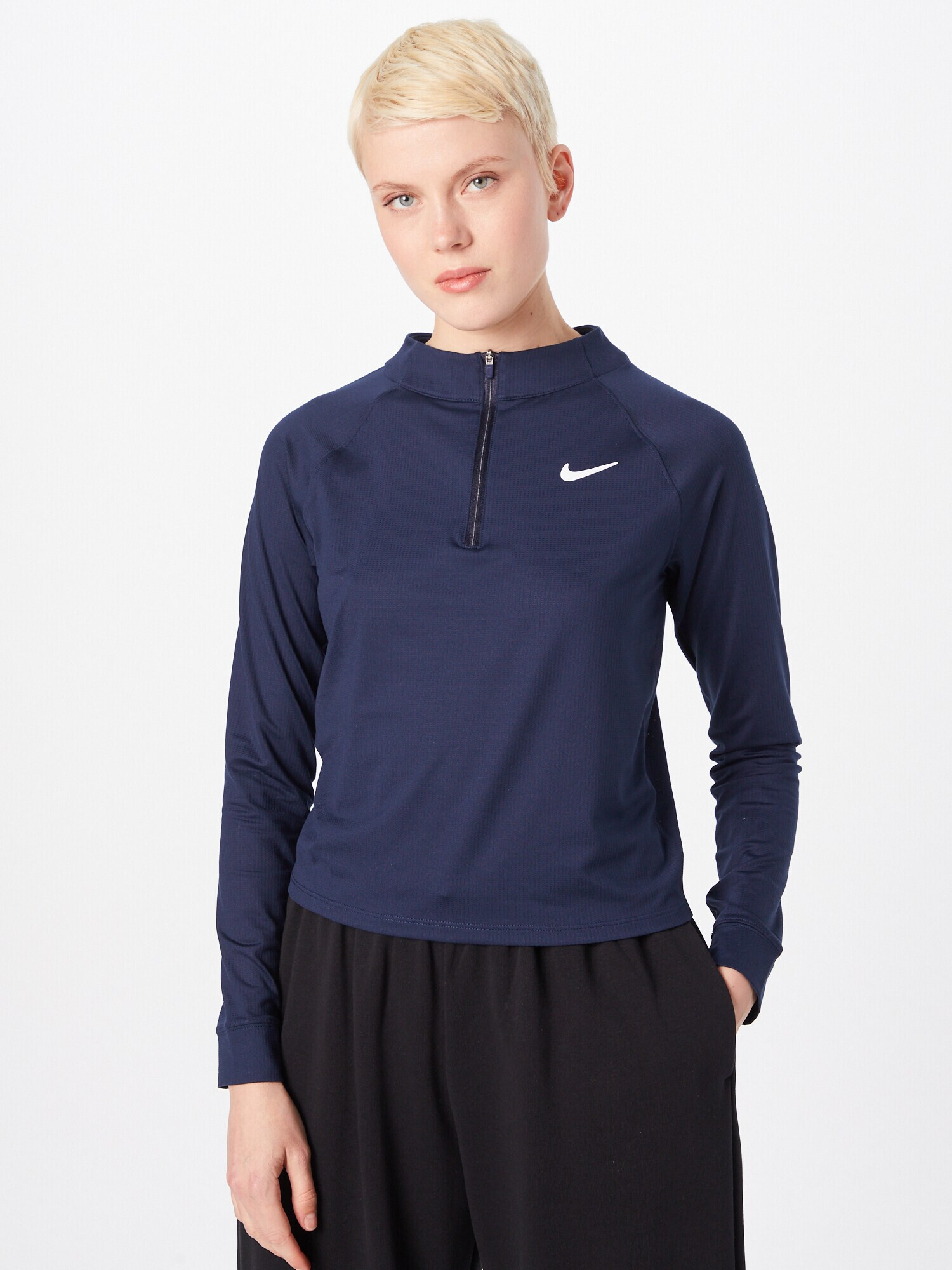 NIKE Tricou funcțional 'Victory' bleumarin / alb - Pled.ro