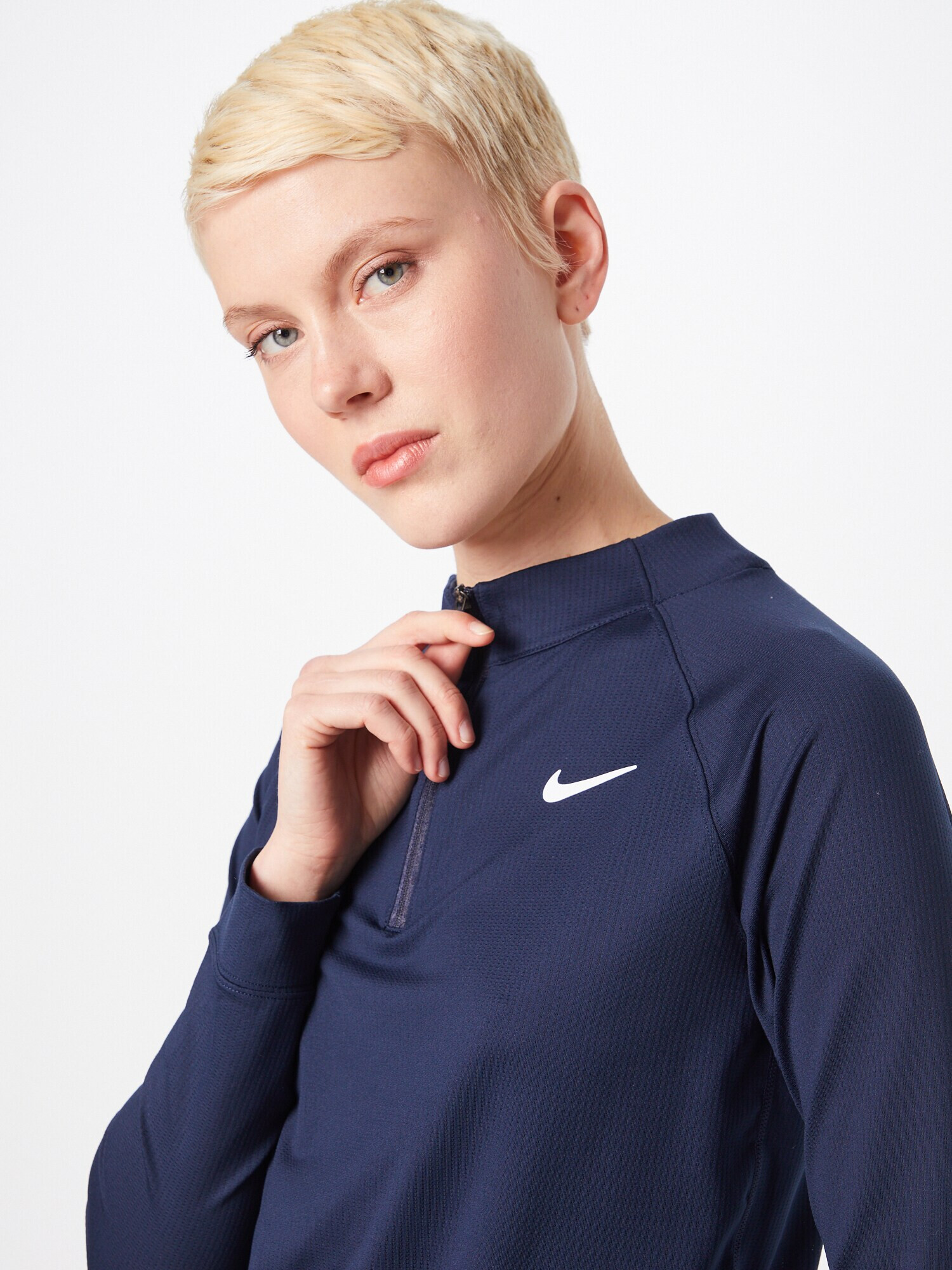 NIKE Tricou funcțional 'Victory' bleumarin / alb - Pled.ro