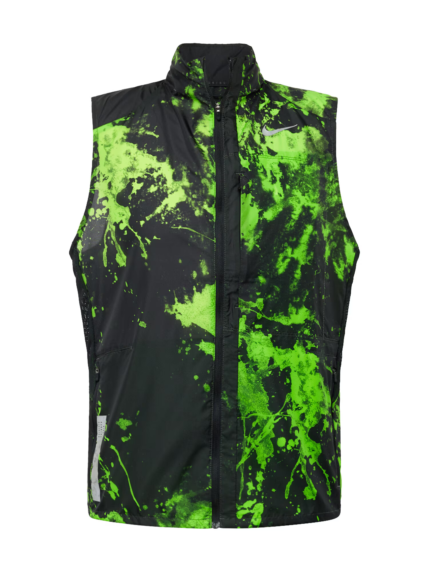 NIKE Vestă sport gri deschis / verde pin / verde neon - Pled.ro