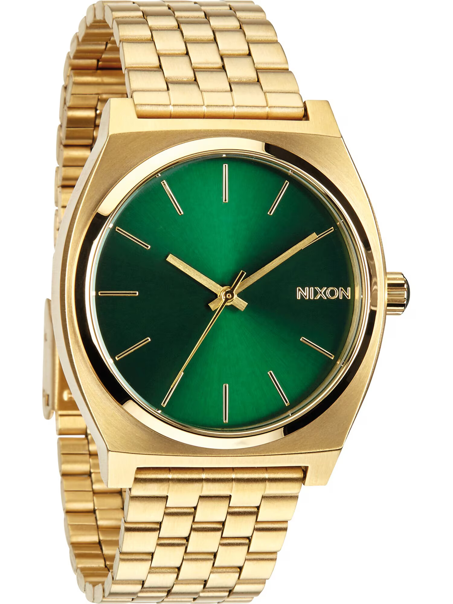 Nixon Ceas analogic 'Time Teller' auriu / verde - Pled.ro