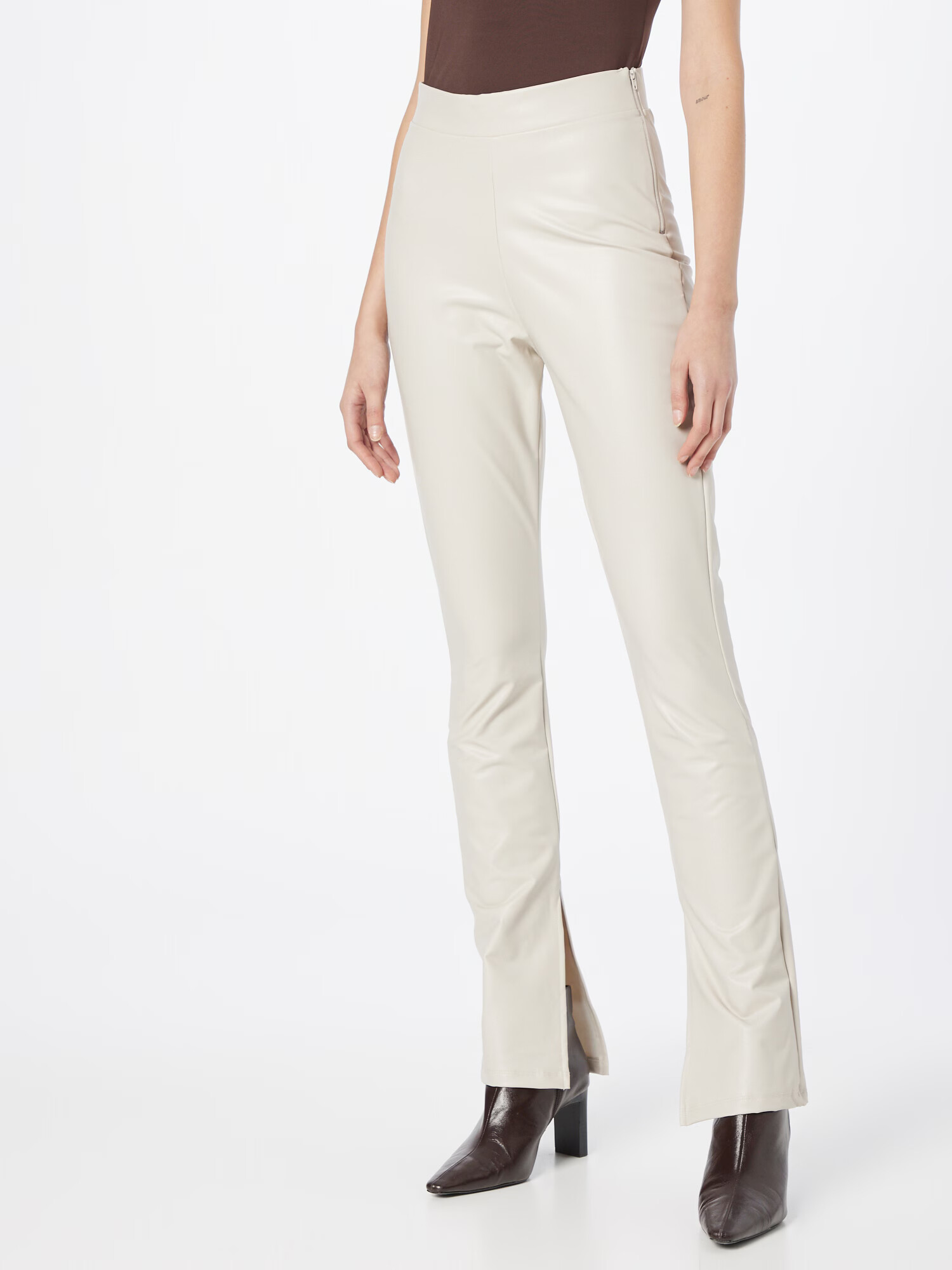 NLY by Nelly Pantaloni gri taupe - Pled.ro