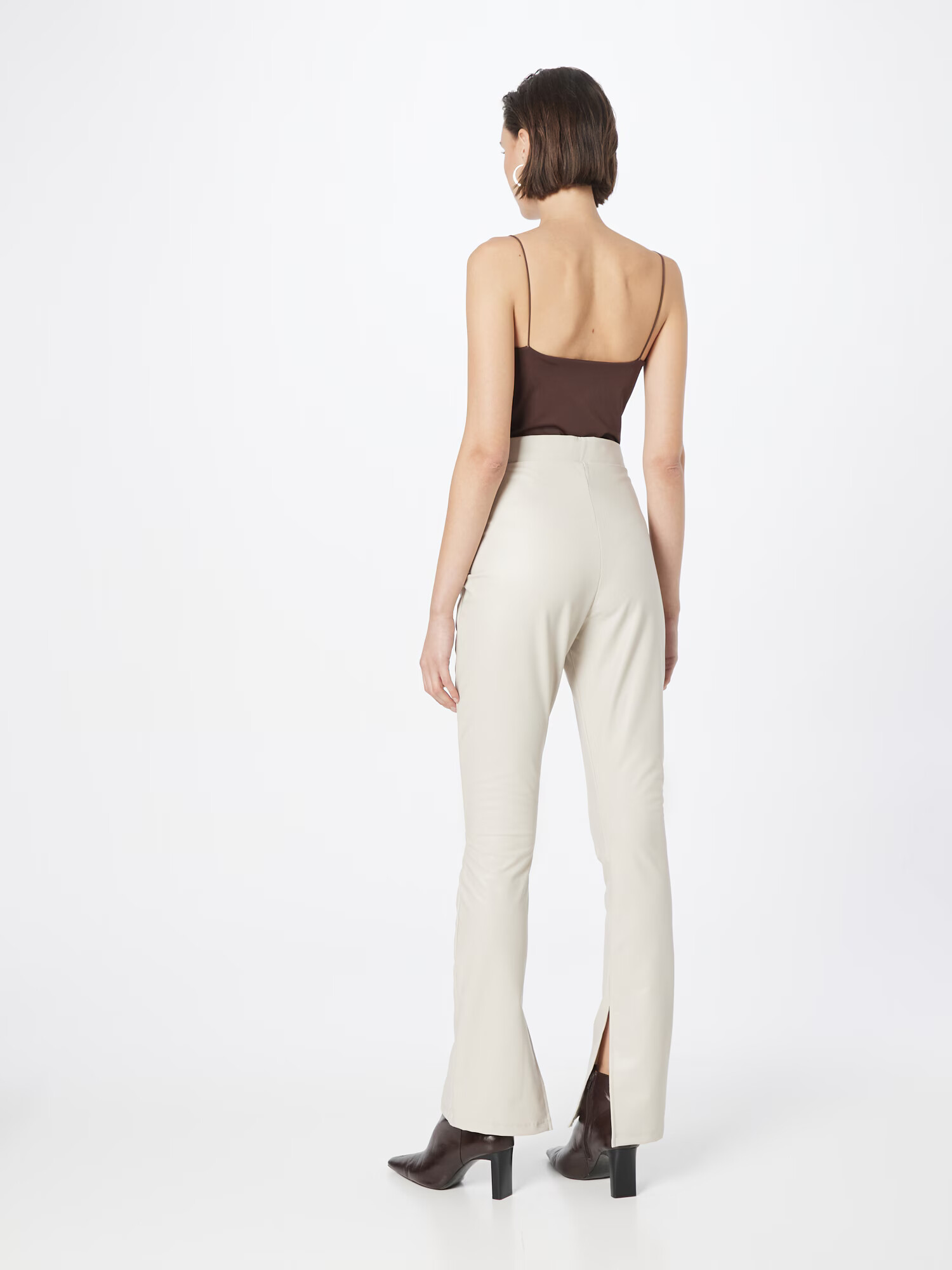 NLY by Nelly Pantaloni gri taupe - Pled.ro