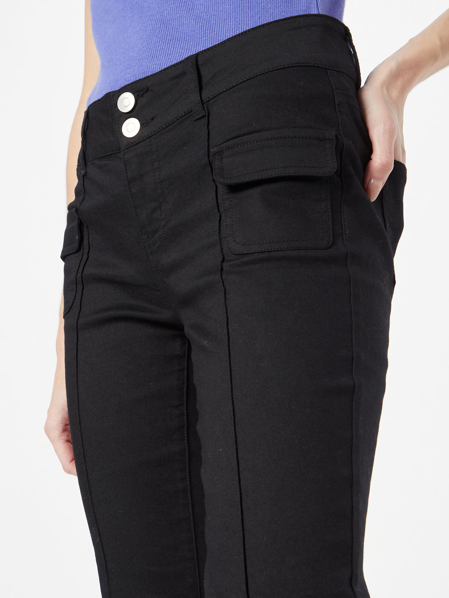 NLY by Nelly Pantaloni negru - Pled.ro