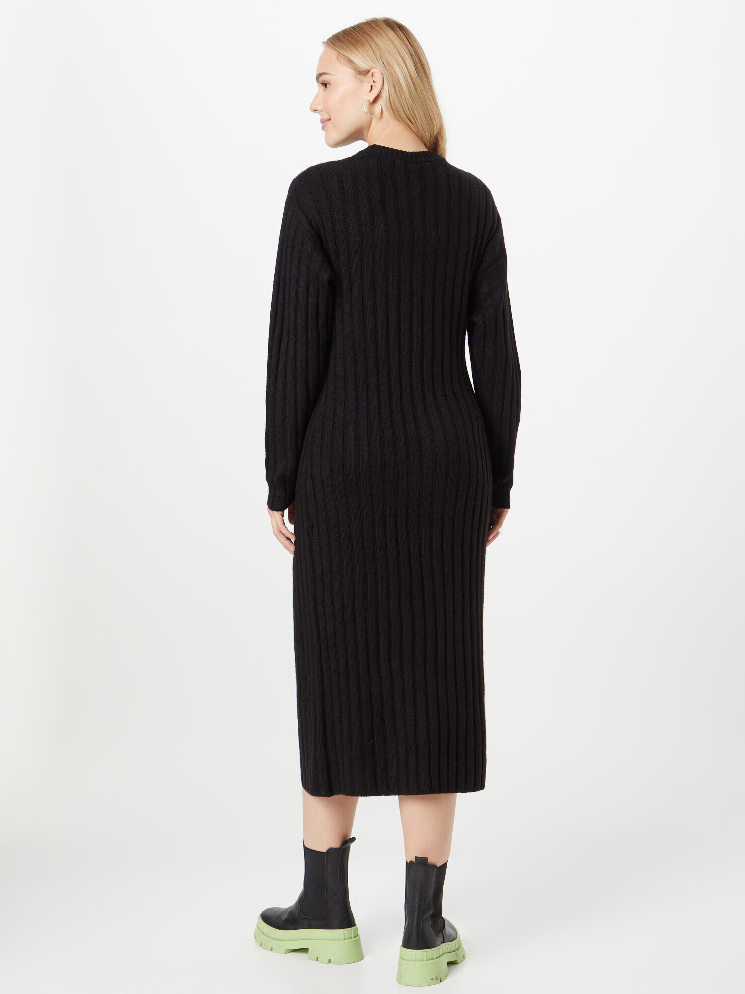 NLY by Nelly Rochie tricotat negru - Pled.ro