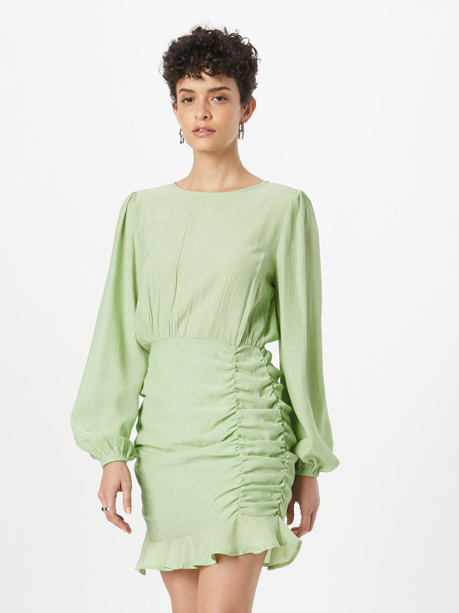 NLY by Nelly Rochie verde deschis - Pled.ro