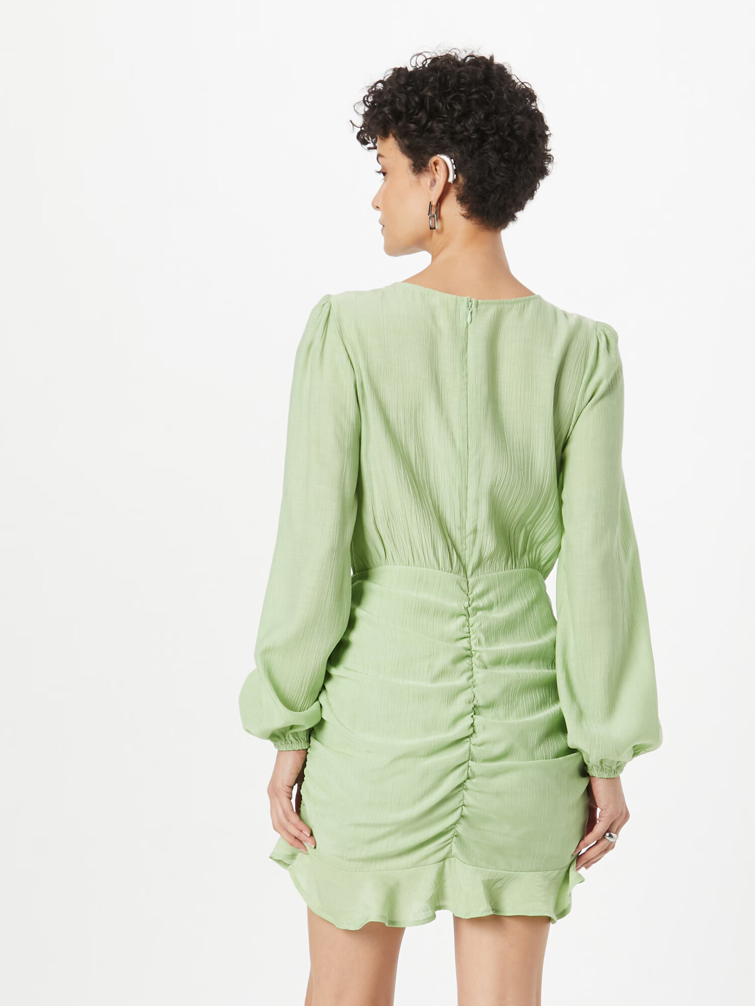 NLY by Nelly Rochie verde deschis - Pled.ro