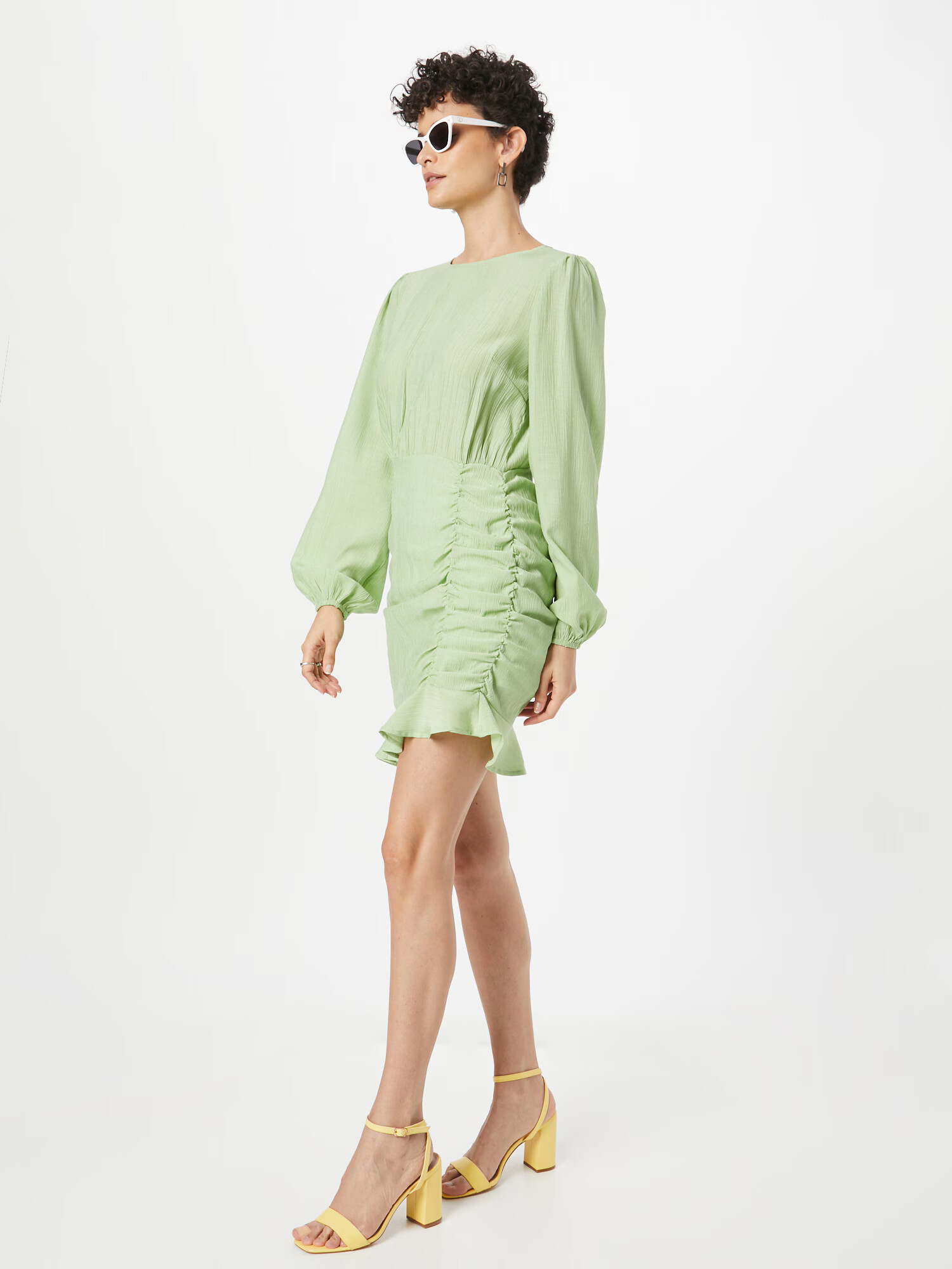 NLY by Nelly Rochie verde deschis - Pled.ro